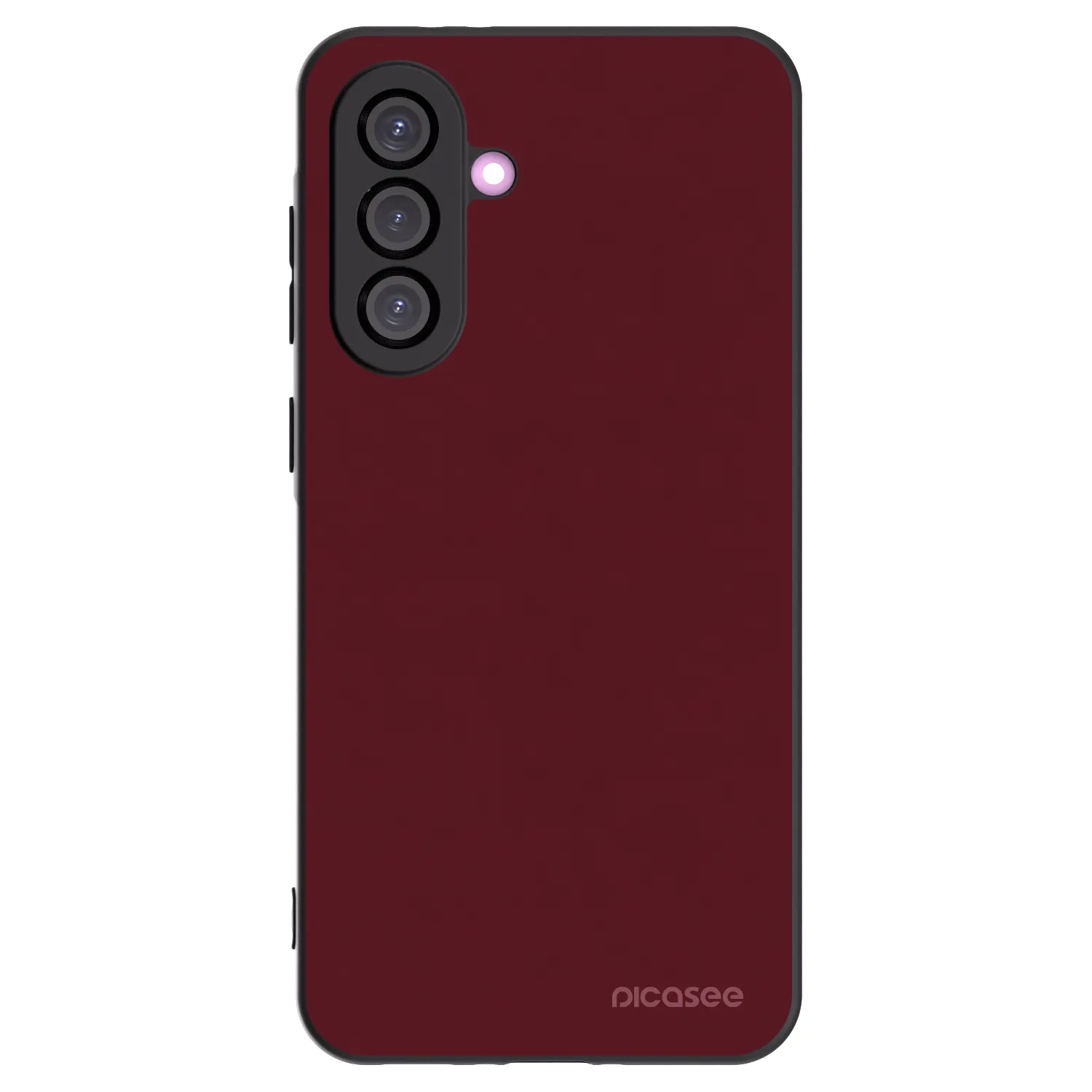 Picasee silikónový čierny obal pre Samsung Galaxy A36 5G - Burgundy red
