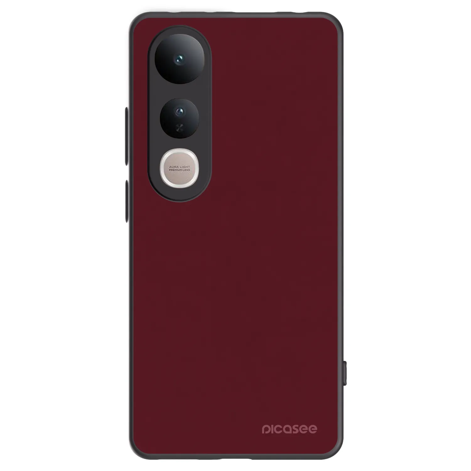 Picasee silikónový čierny obal pre Vivo V50 Lite 5G - Burgundy red