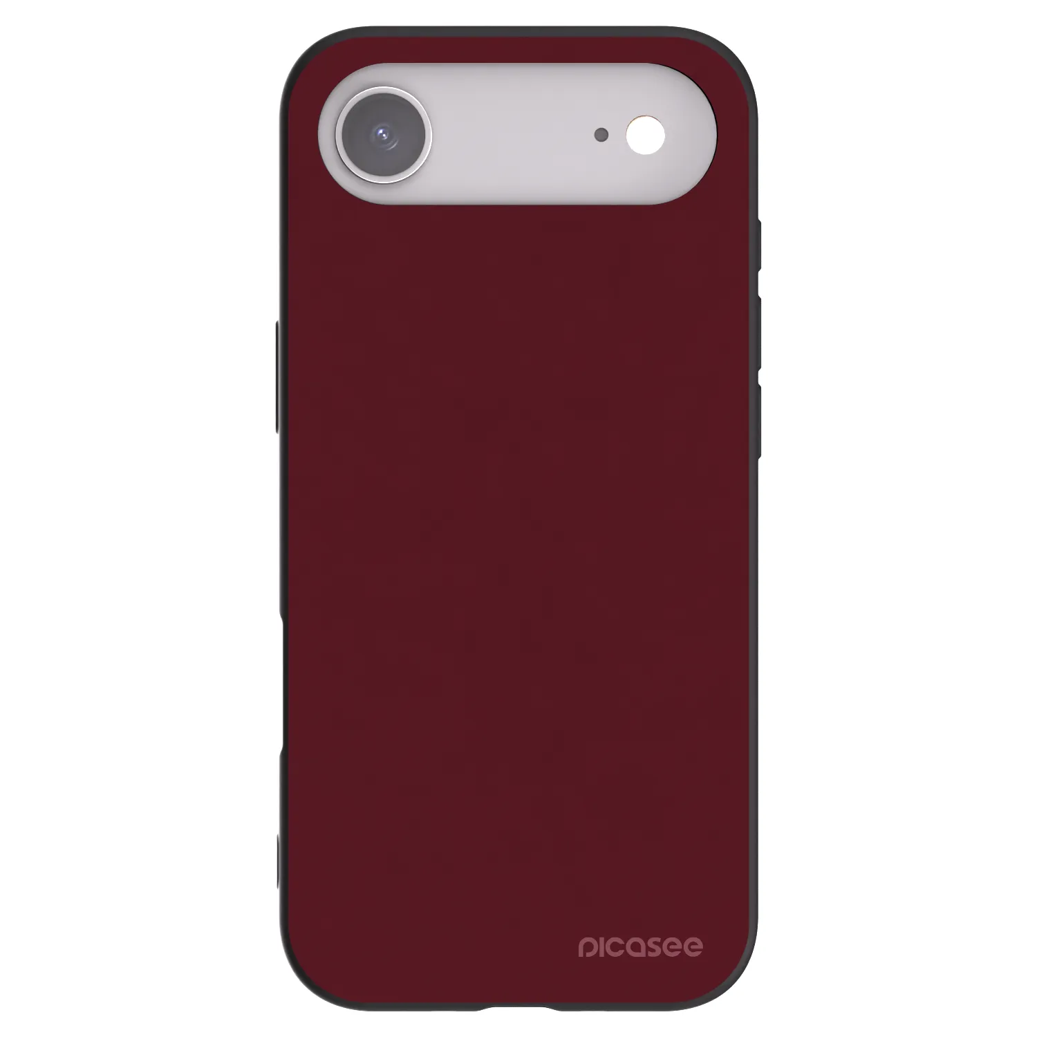 Picasee silikónový čierny obal pre Apple iPhone Air - Burgundy red