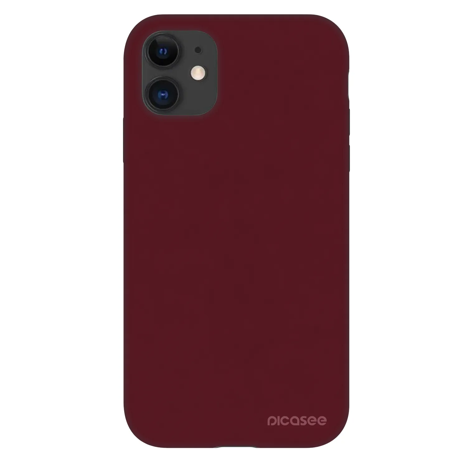 Picasee Fashion Case pre Apple iPhone 11 - Burgundy red