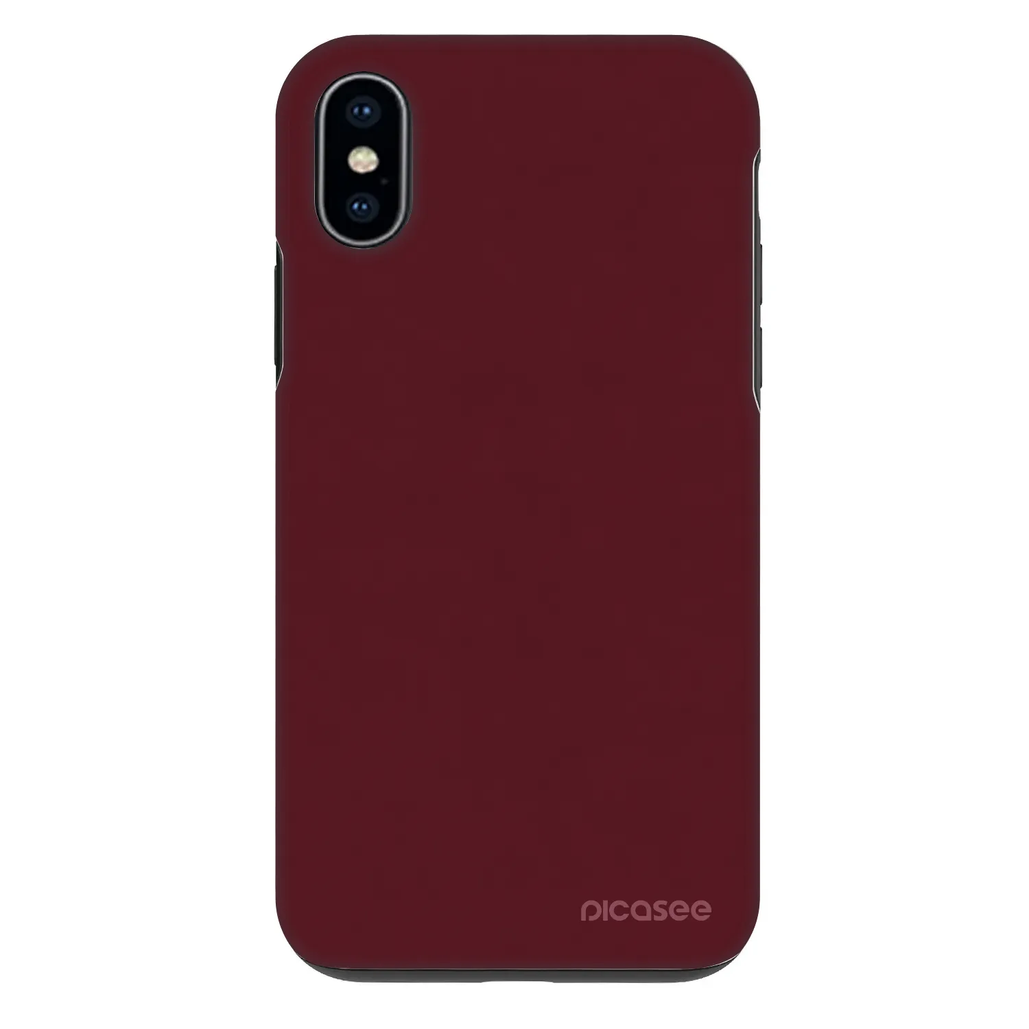 Picasee Fashion Case pre Apple iPhone X/XS - Burgundy red