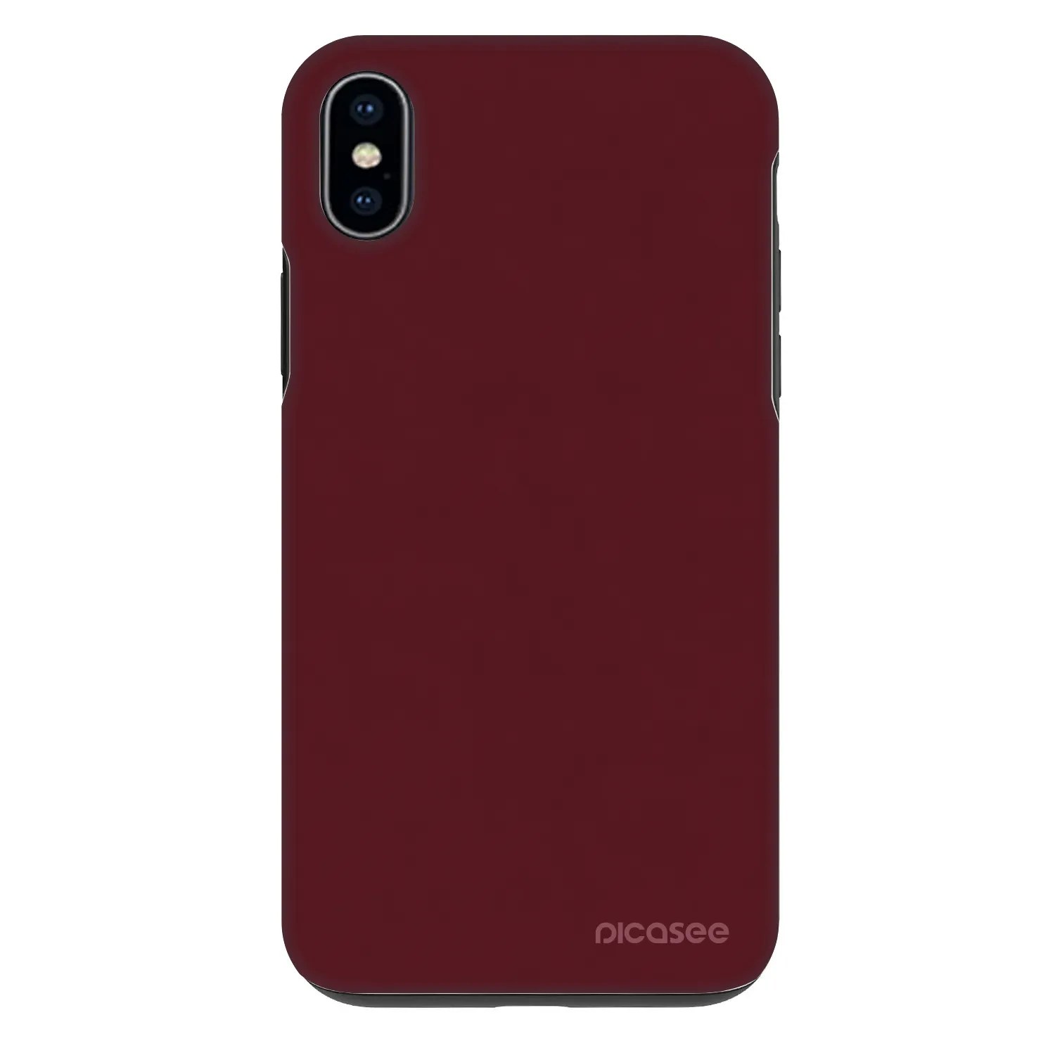Picasee Fashion Case pre Apple iPhone XS Max - Burgundy red