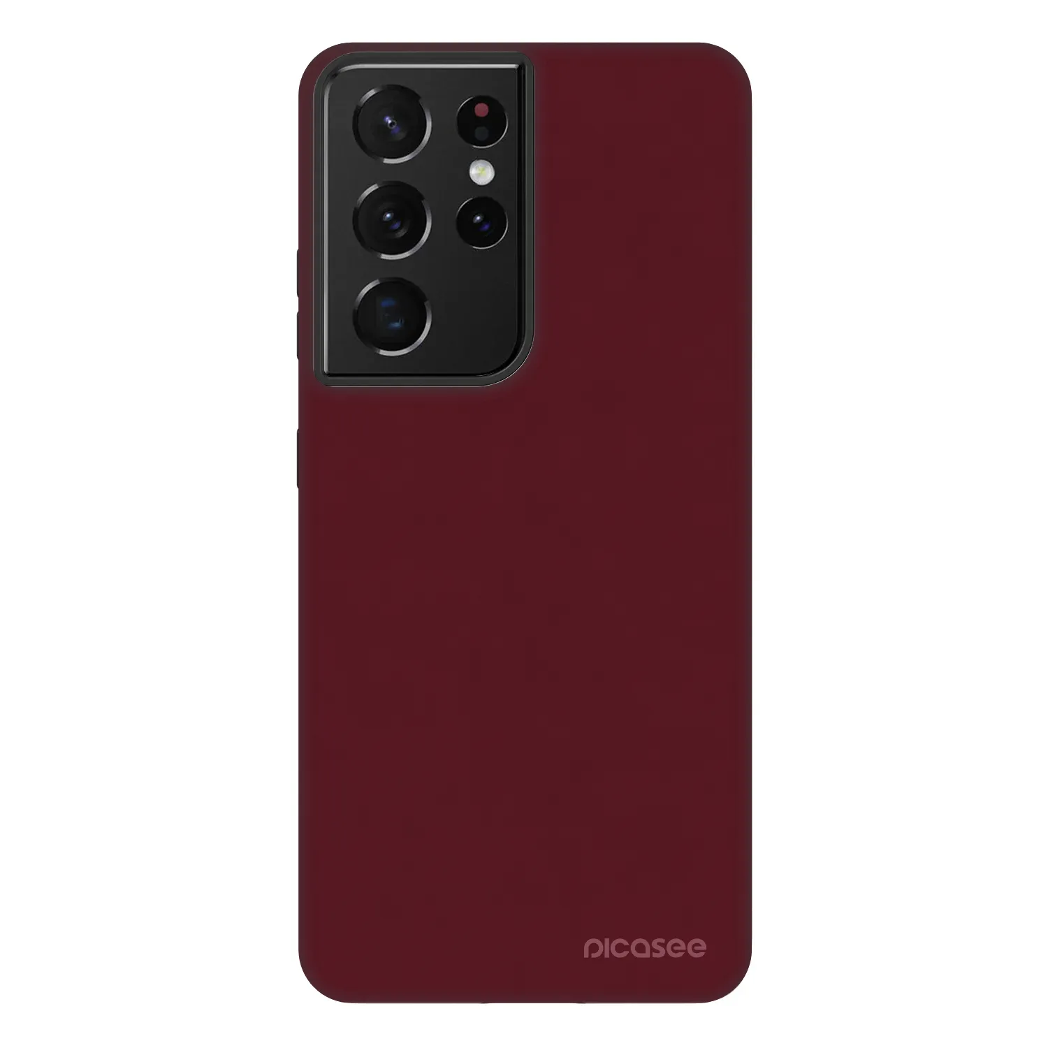 Picasee Fashion Case pre Samsung Galaxy S21 Ultra 5G G998B - Burgundy red