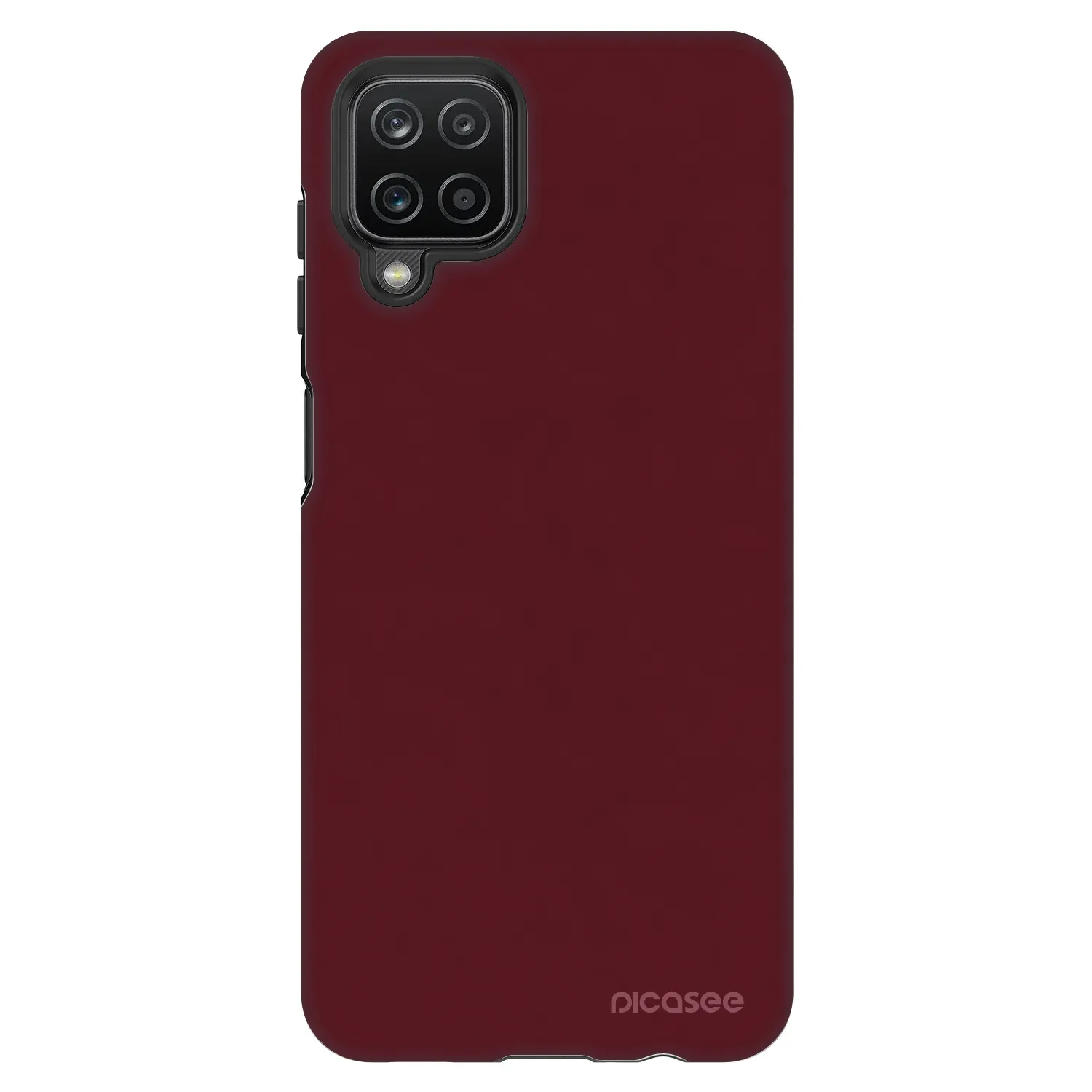 Picasee Fashion Case pre Samsung Galaxy A12 A125F - Burgundy red