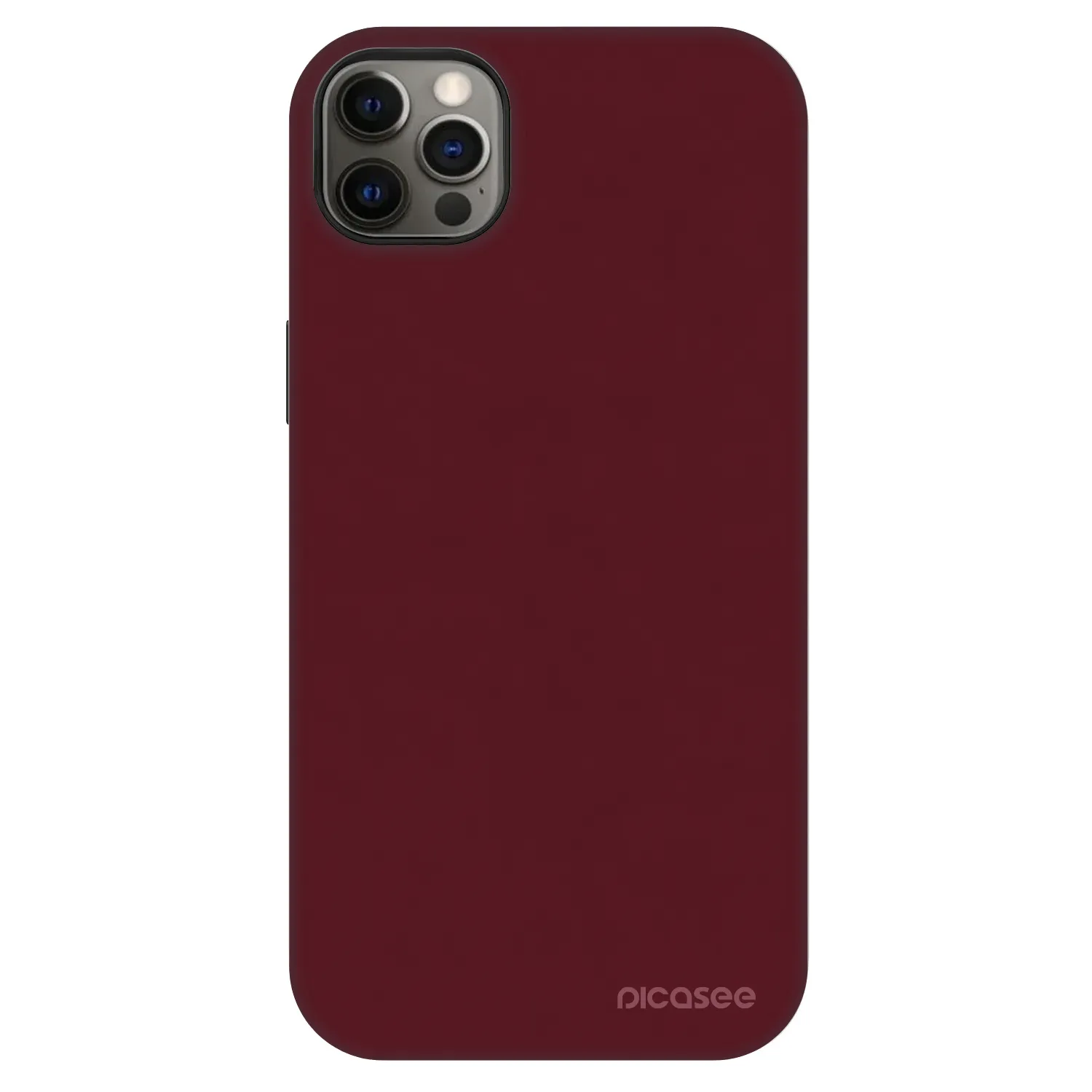 Picasee Fashion Case MagSafe pre Apple iPhone 12 Pro Max - Burgundy red