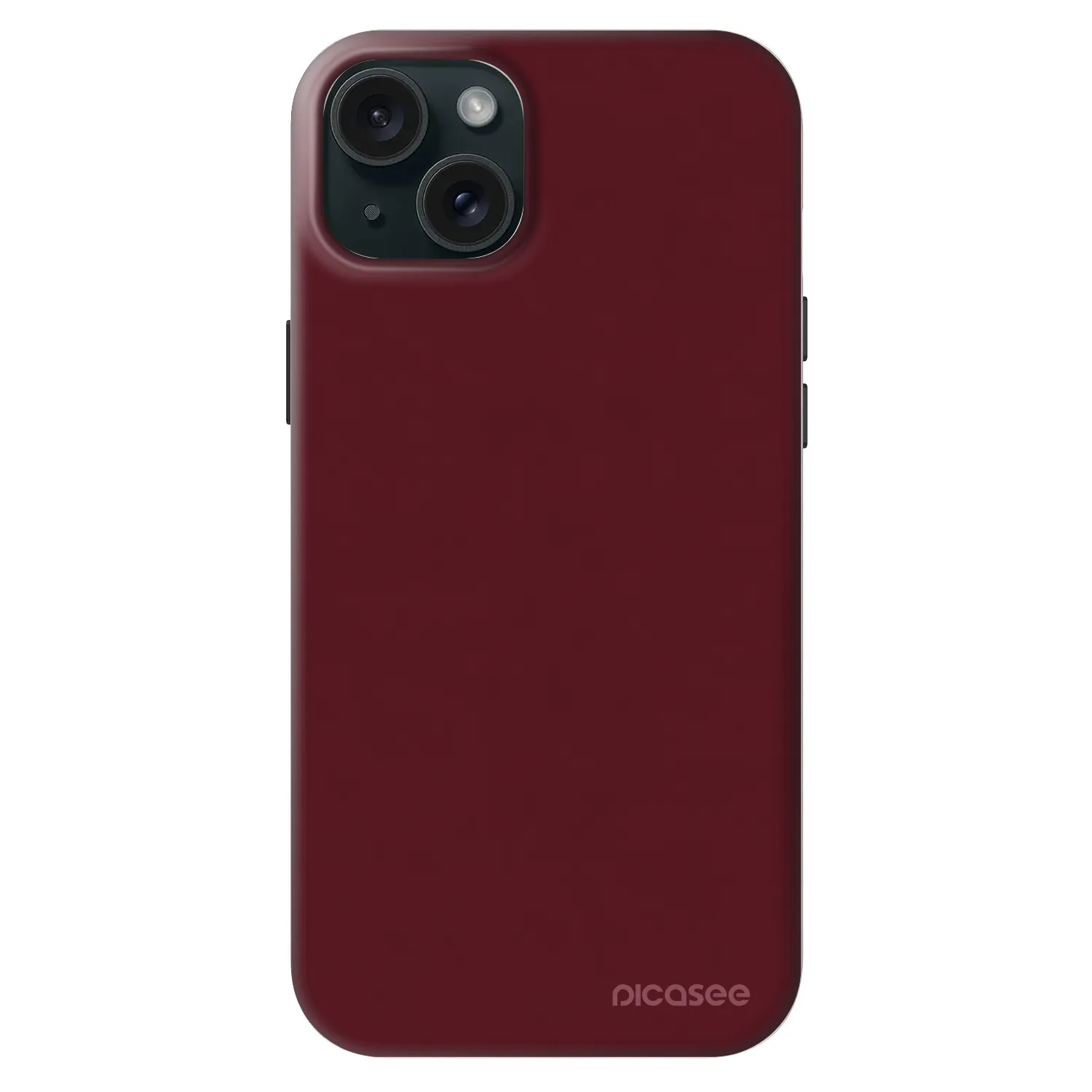 Picasee Fashion Case MagSafe pre Apple iPhone 15 Plus - Burgundy red