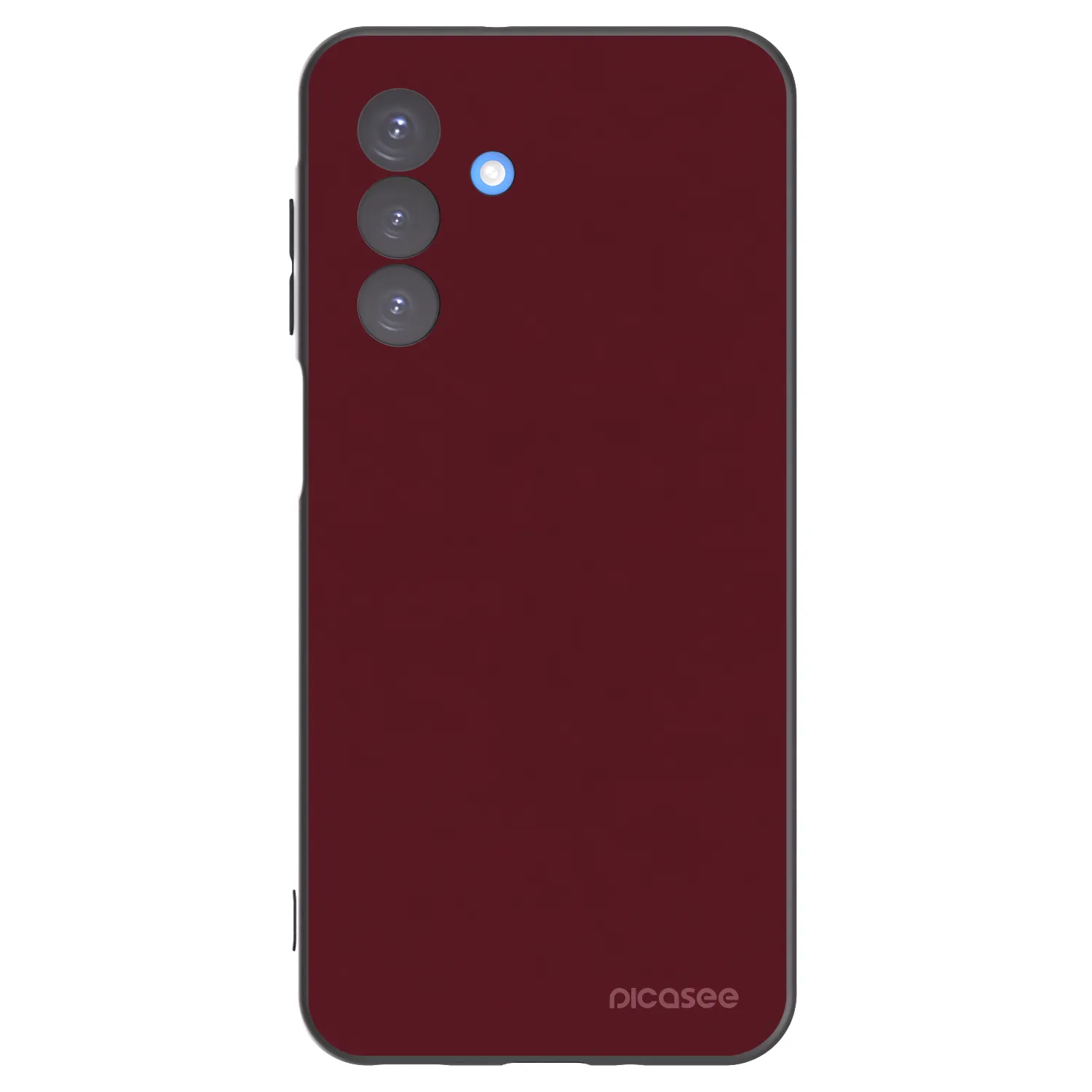 Picasee silikónový čierny obal pre Samsung Galaxy A17 5G - Burgundy red