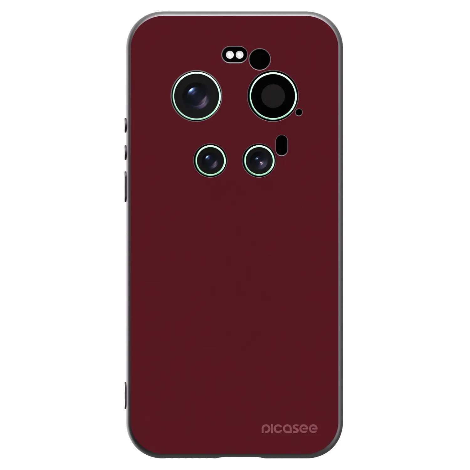 Picasee silikónový čierny obal pre Xiaomi 17 Ultra - Burgundy red