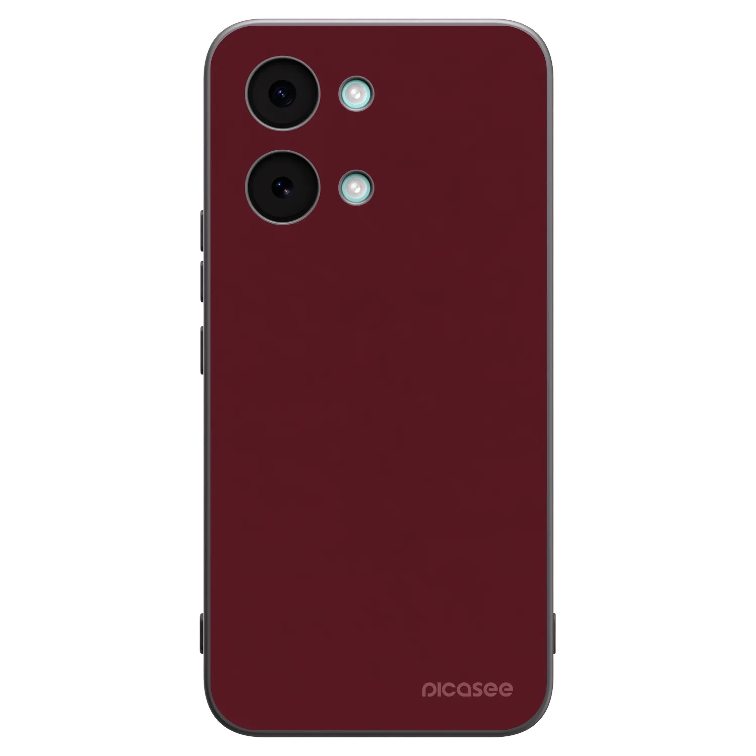 Picasee silikónový čierny obal pre Xiaomi Poco X8 Pro Max - Burgundy red