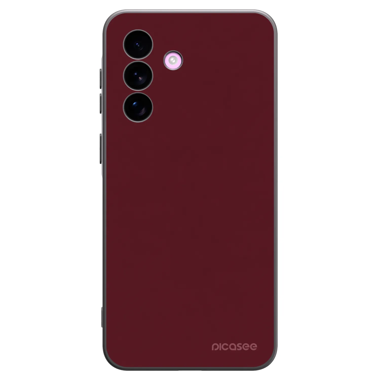 Picasee silikónový čierny obal pre Samsung Galaxy A57 5G - Burgundy red