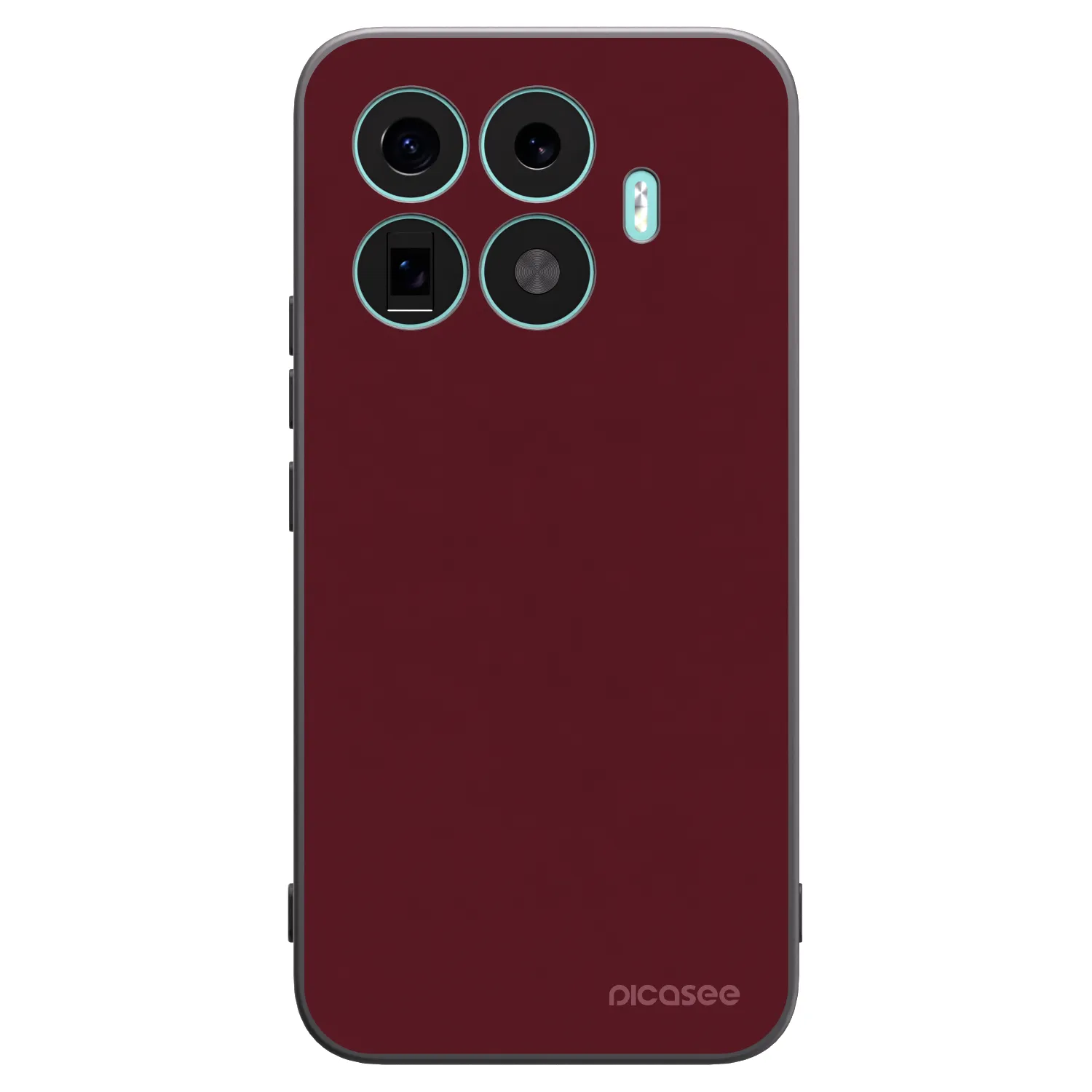 Picasee silikónový čierny obal pre Xiaomi 17T Pro - Burgundy red
