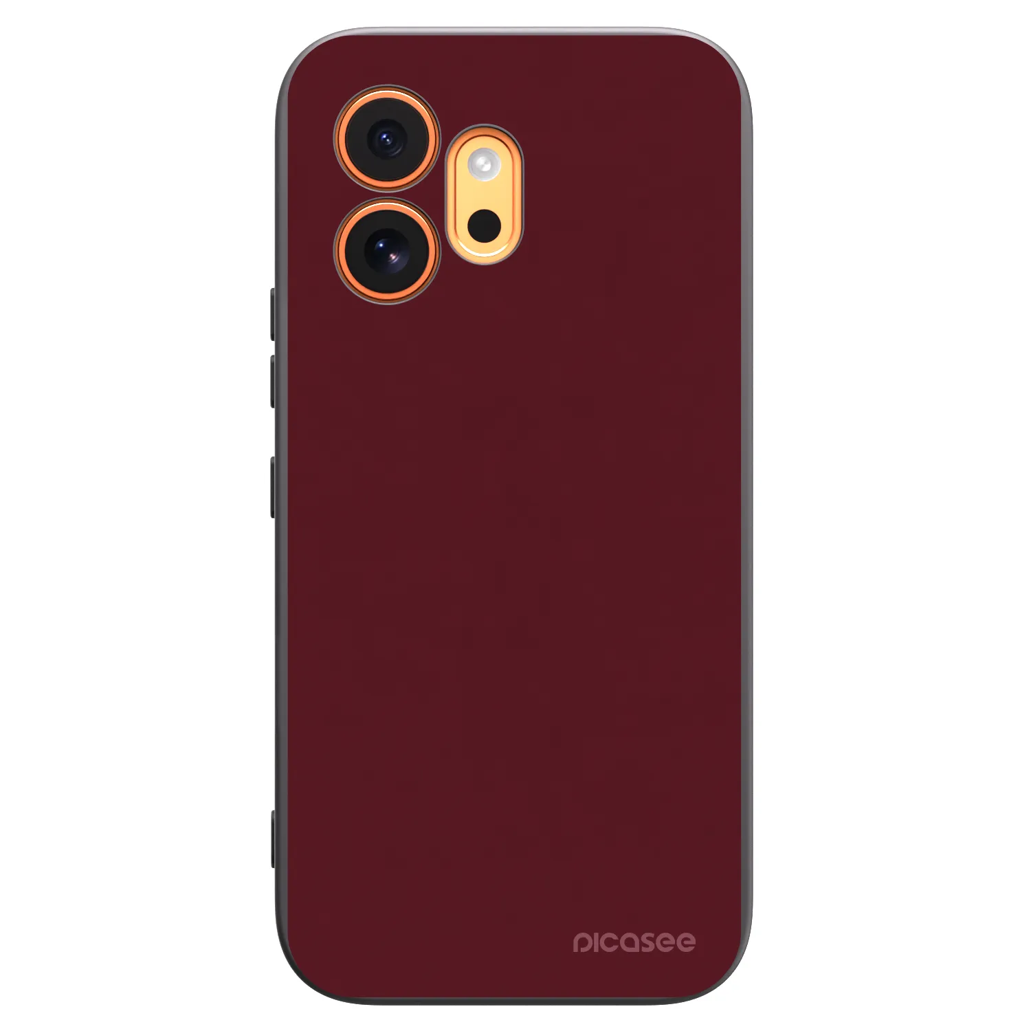 Picasee silikónový čierny obal pre Honor 600 - Burgundy red