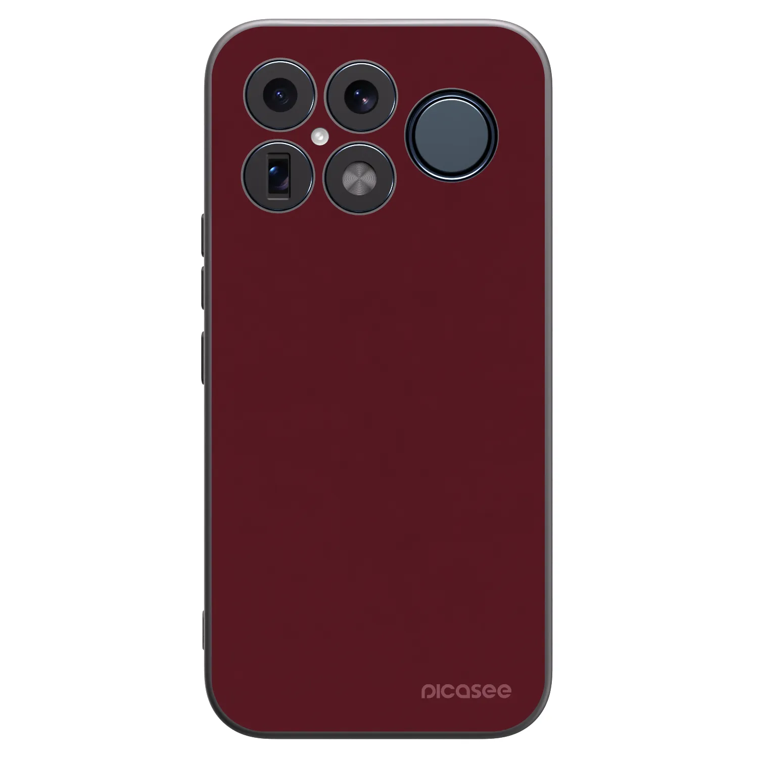 Picasee silikónový čierny obal pre Xiaomi Poco F8 Ultra - Burgundy red