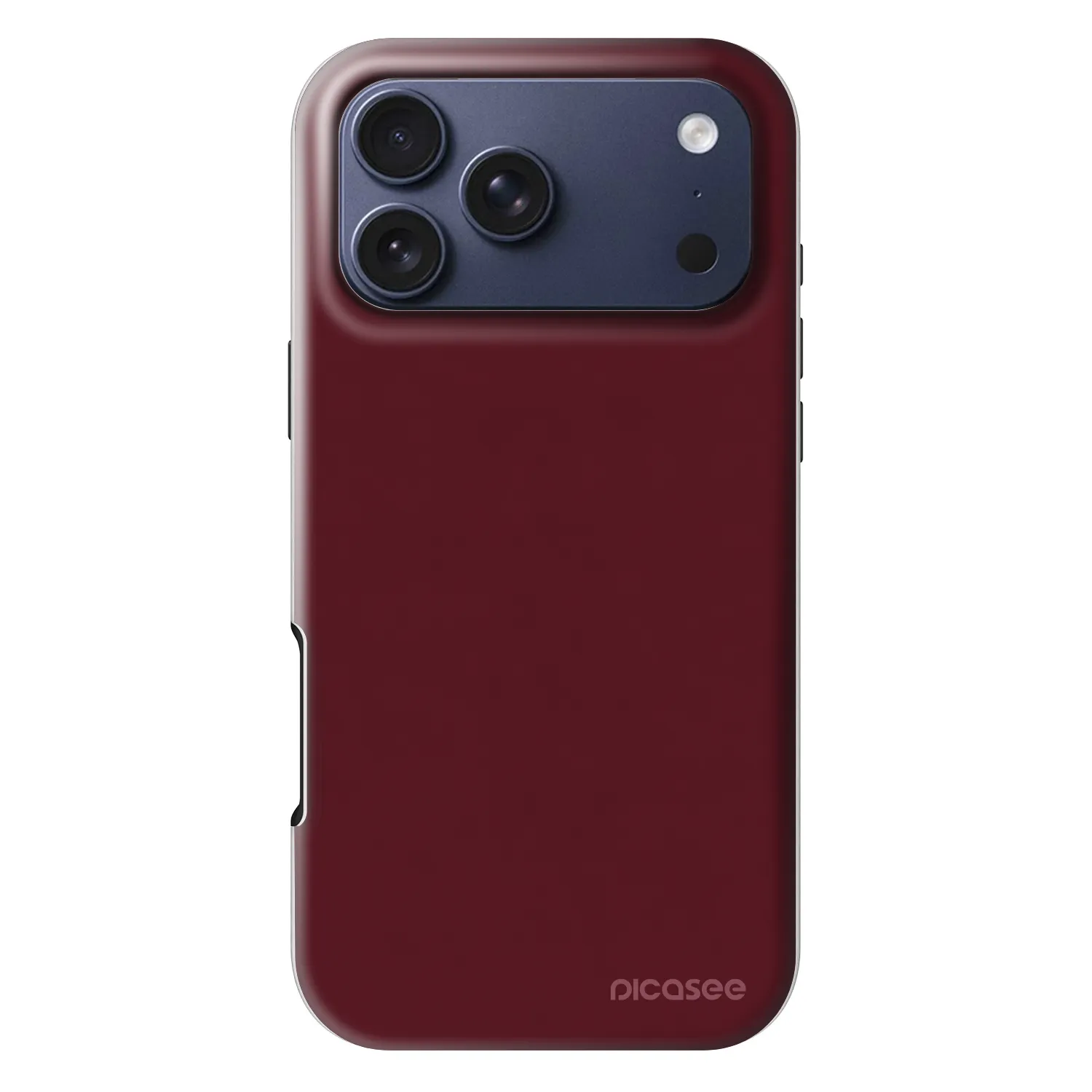 Picasee Fashion Case MagSafe pre Apple iPhone 18 Pro Max - Burgundy red