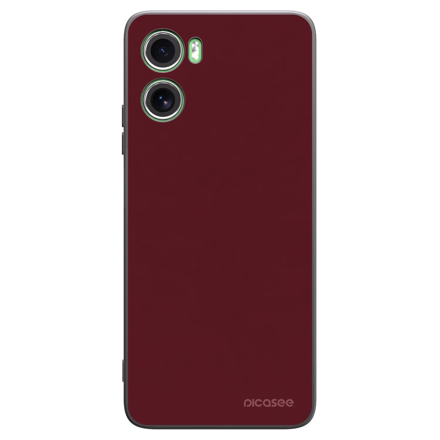 Picasee silikónový čierny obal pre Motorola Moto G06 - Burgundy red