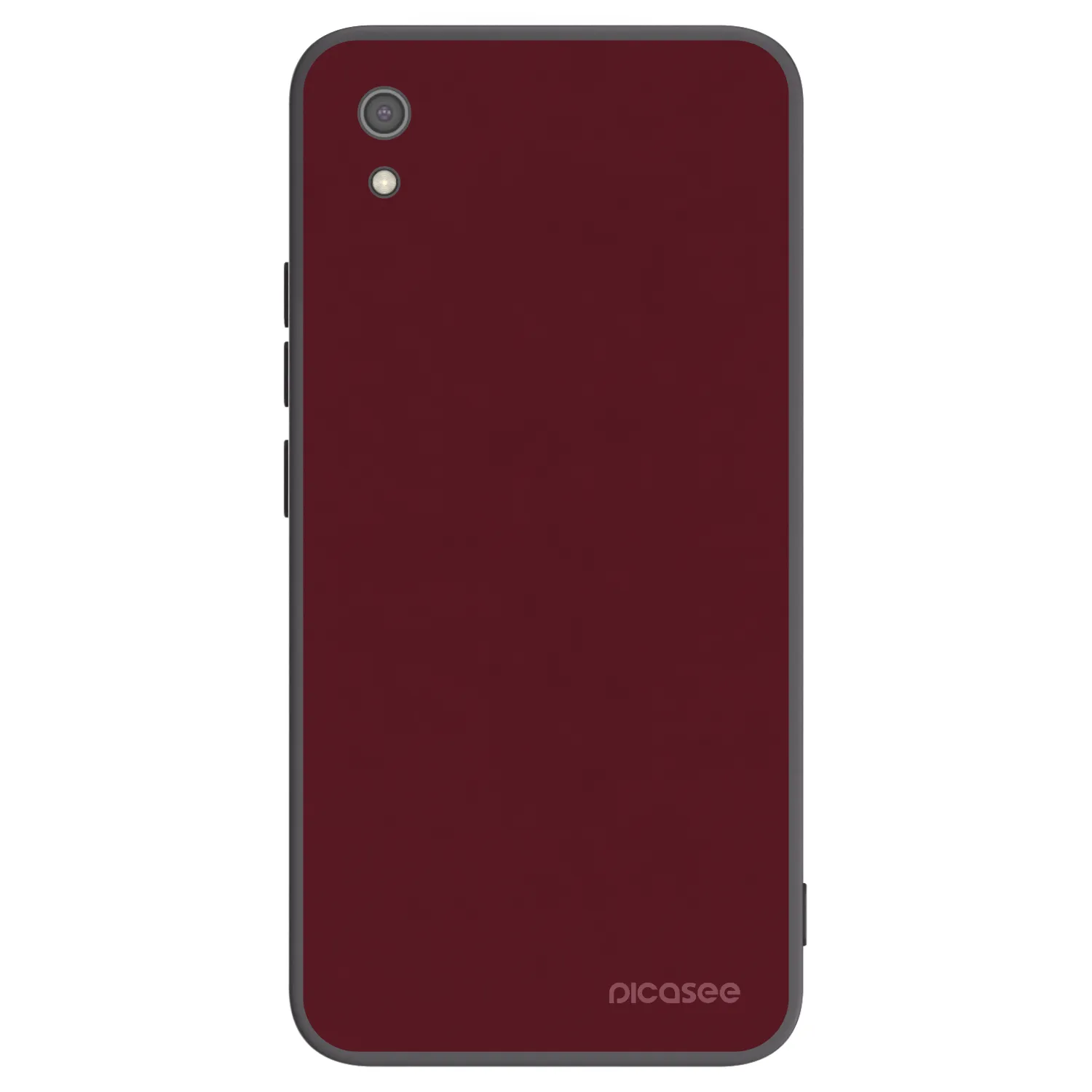 Picasee silikónový čierny obal pre Xiaomi Redmi 7A - Burgundy red