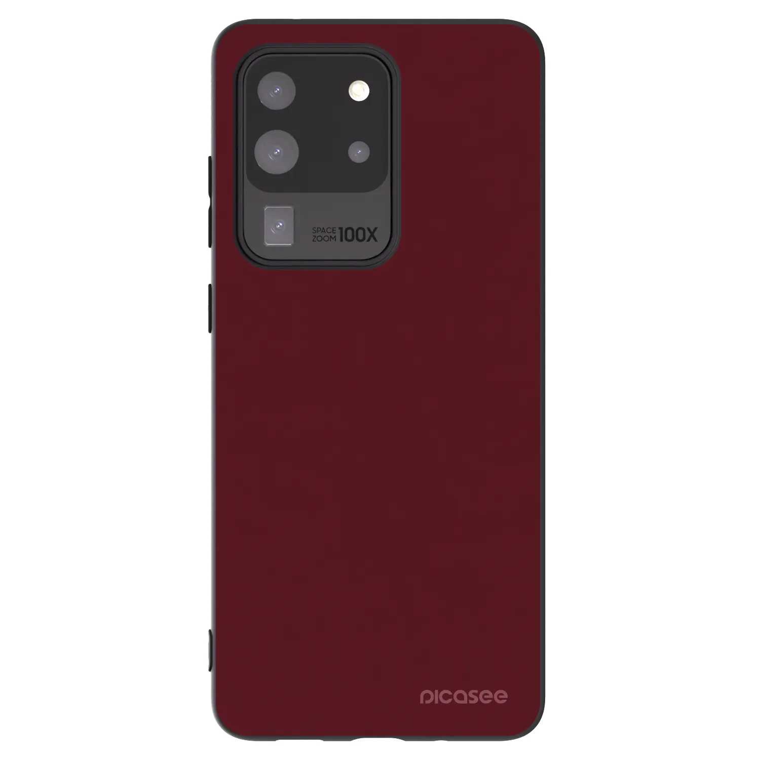 Picasee silikónový čierny obal pre Samsung Galaxy S20 Ultra 5G G988F - Burgundy red