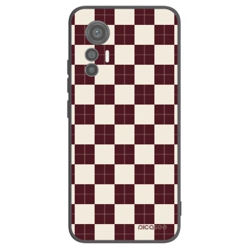 Picasee silikónový čierny obal pre Xiaomi 12 Lite - Checked Away
