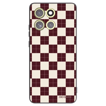 Picasee silikónový čierny obal pre Motorola Moto G86 Power 5G - Checked Away