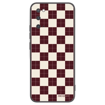 Picasee silikónový čierny obal pre Samsung Galaxy S20 G980F - Checked Away