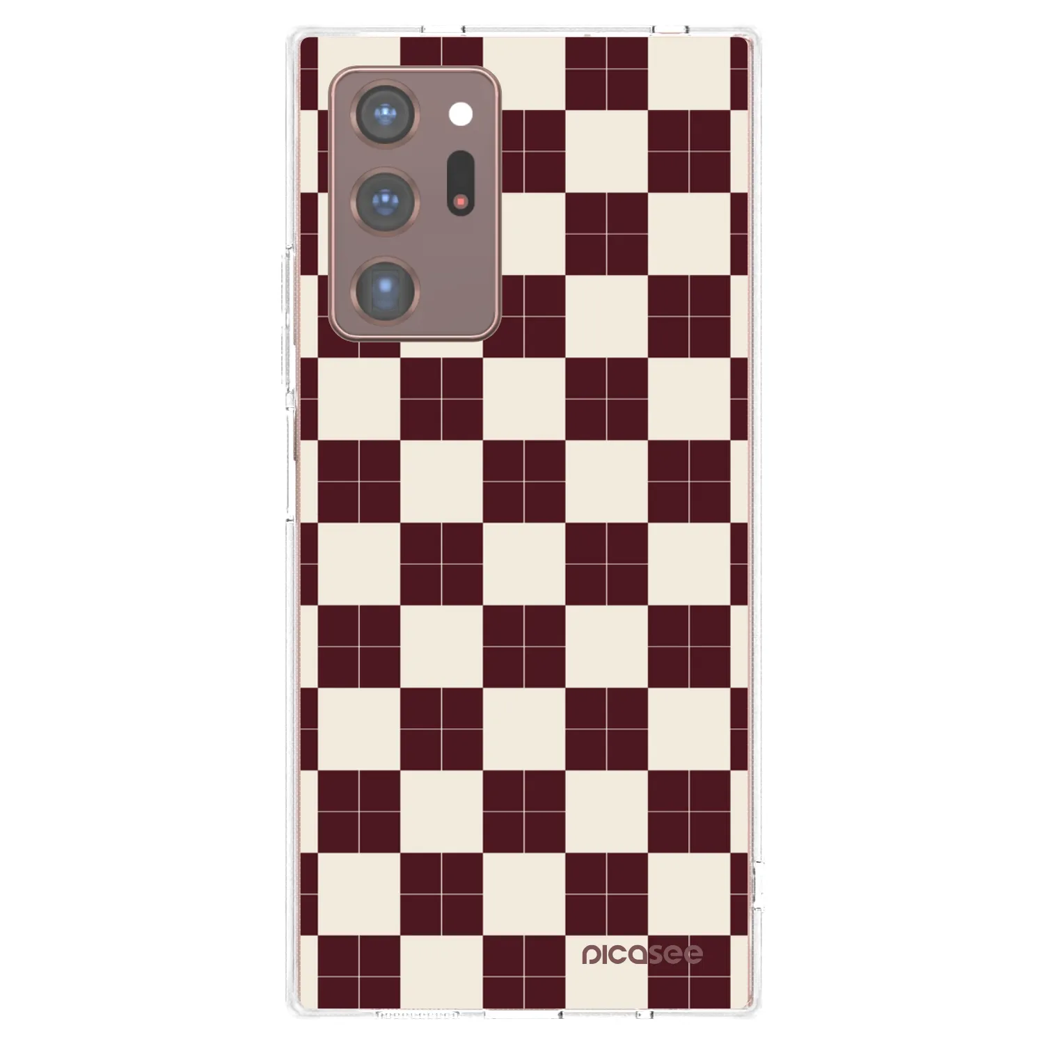 Picasee silikónový prehľadný obal pre Samsung Galaxy Note 20 Ultra - Checked Away