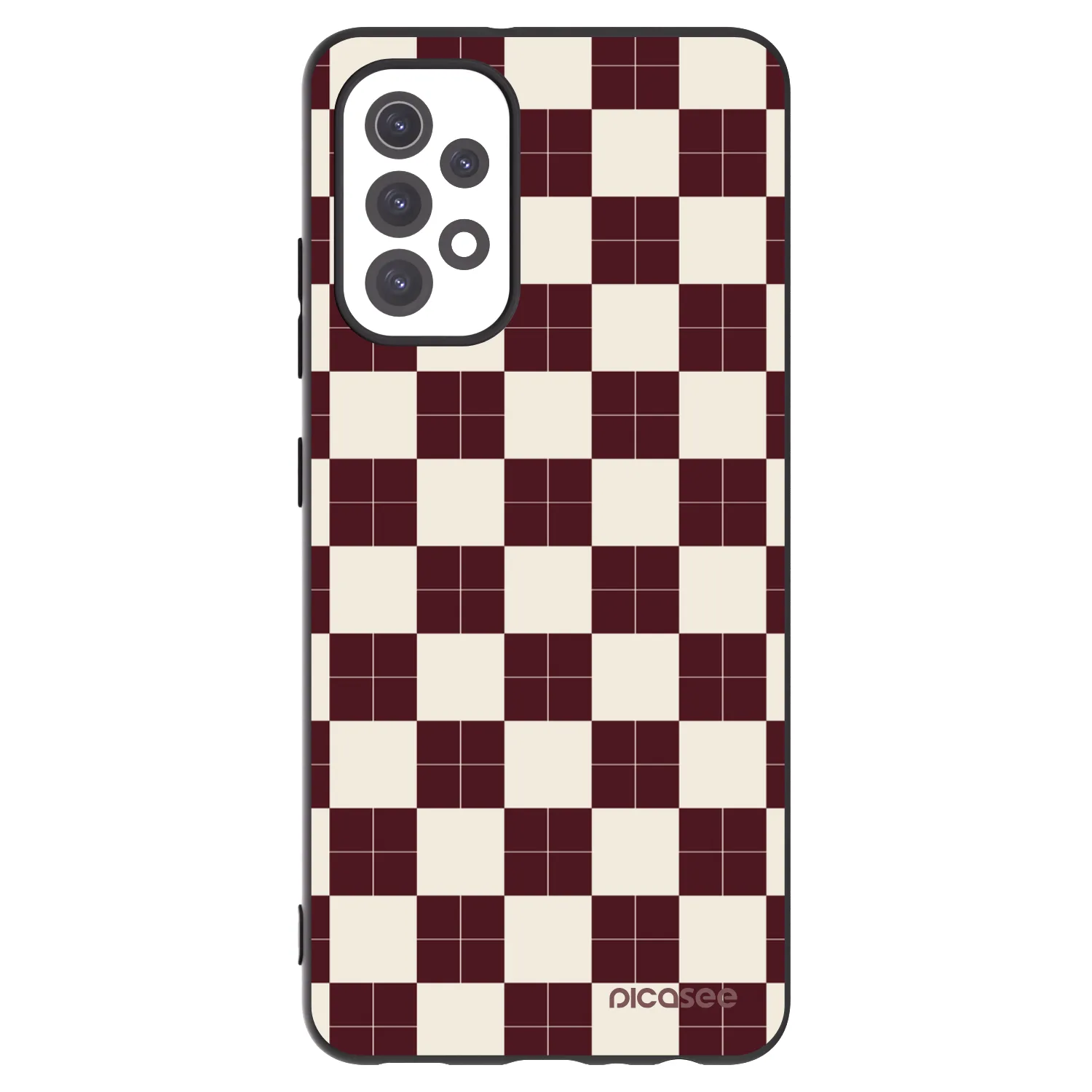 Picasee silikónový čierny obal pre Samsung Galaxy A32 5G A326B - Checked Away