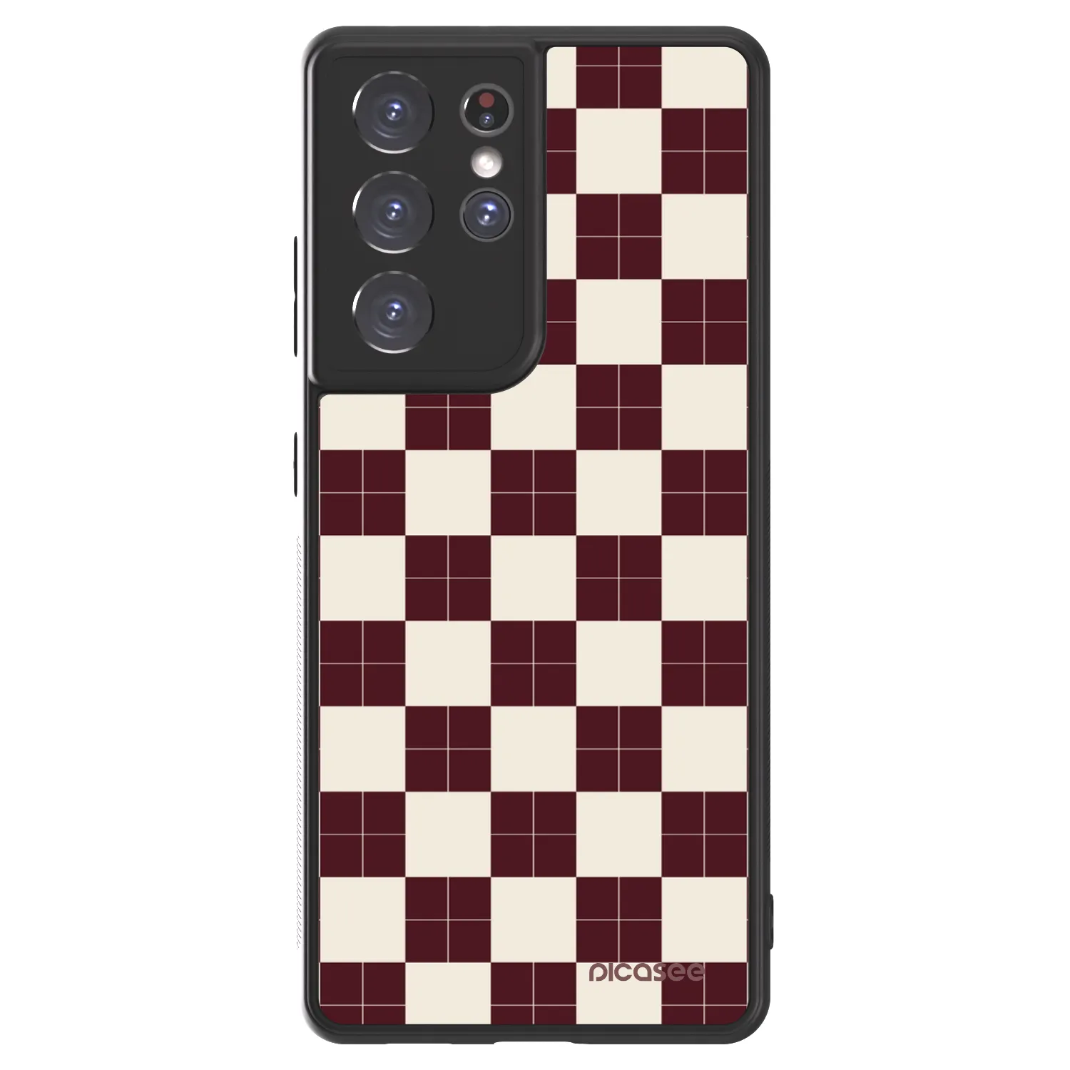 Picasee ULTIMATE CASE pro Samsung Galaxy S21 Ultra 5G G998B - Checked Away