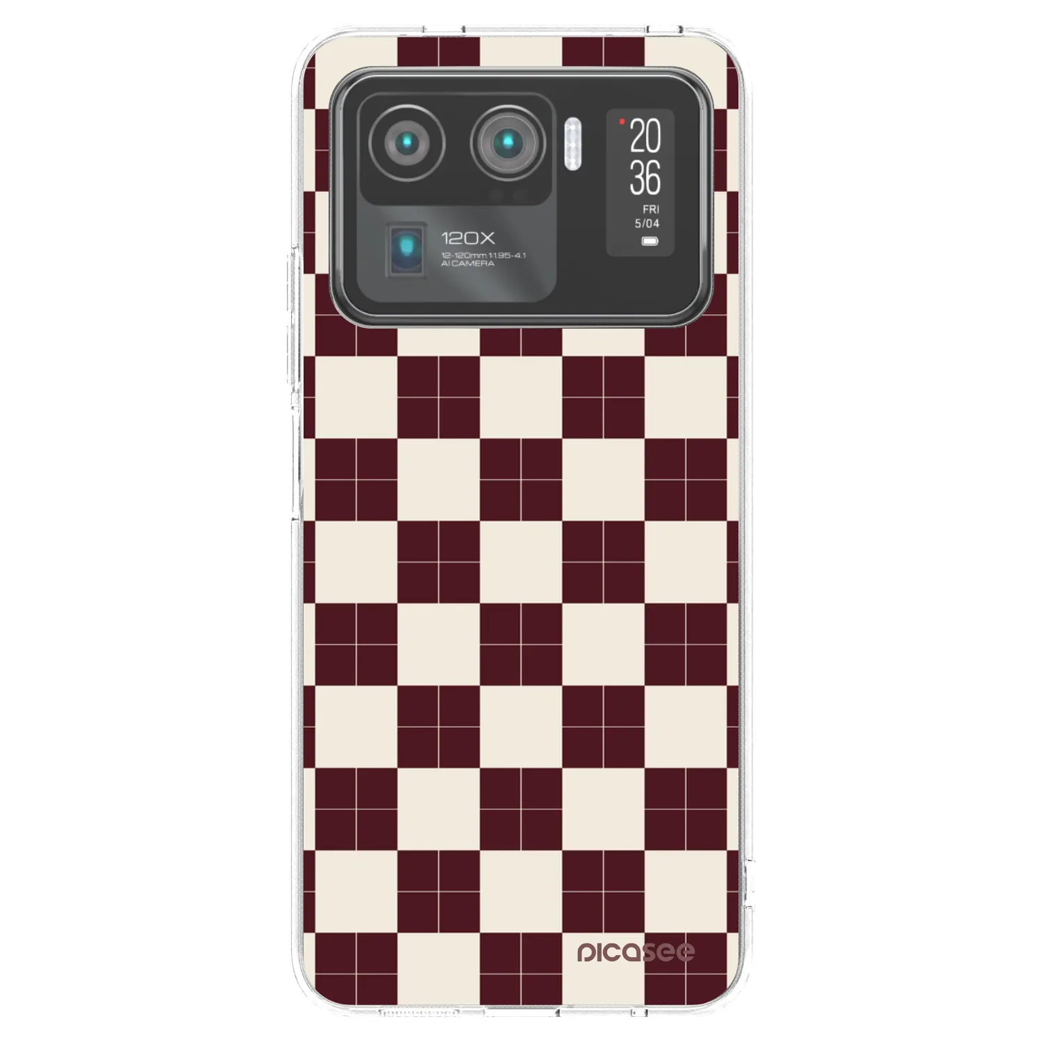 Picasee silikónový prehľadný obal pre Xiaomi Mi 11 Ultra - Checked Away