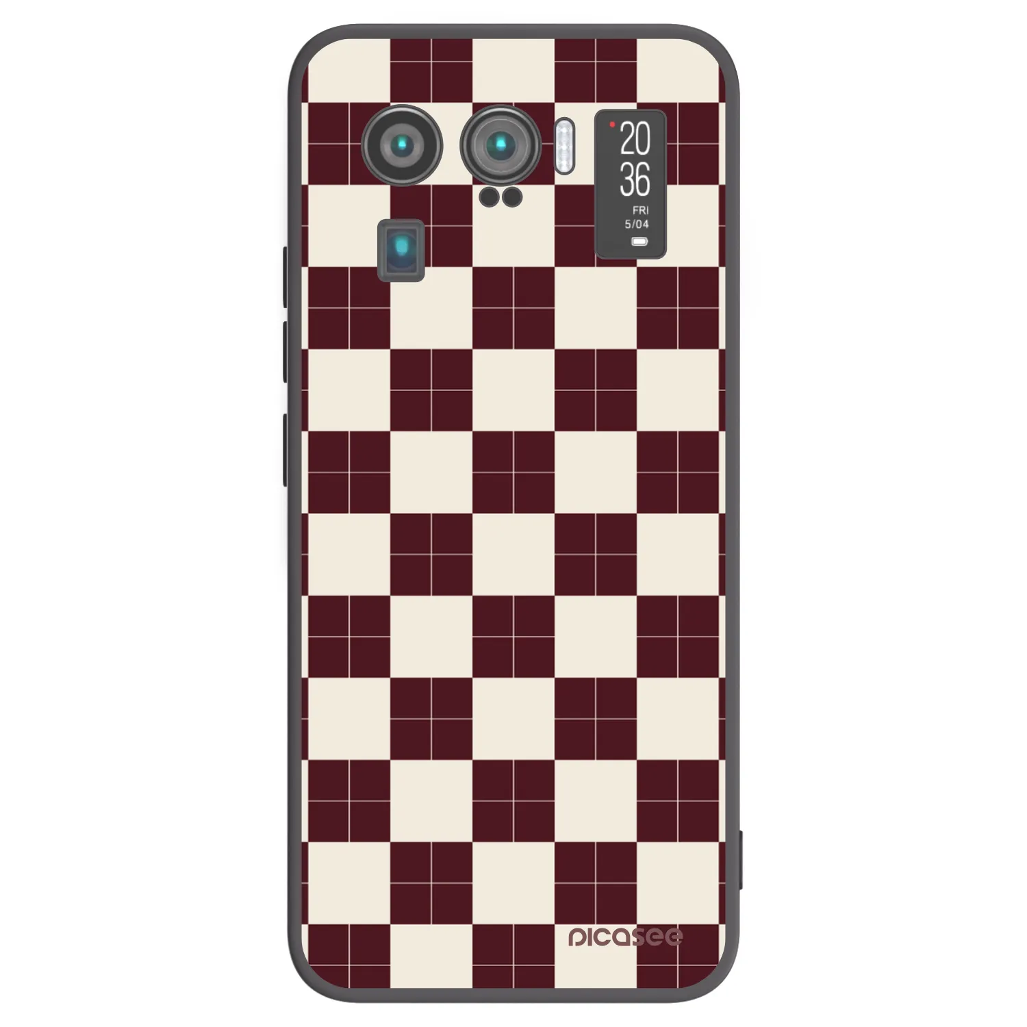 Picasee silikónový čierny obal pre Xiaomi Mi 11 Ultra - Checked Away