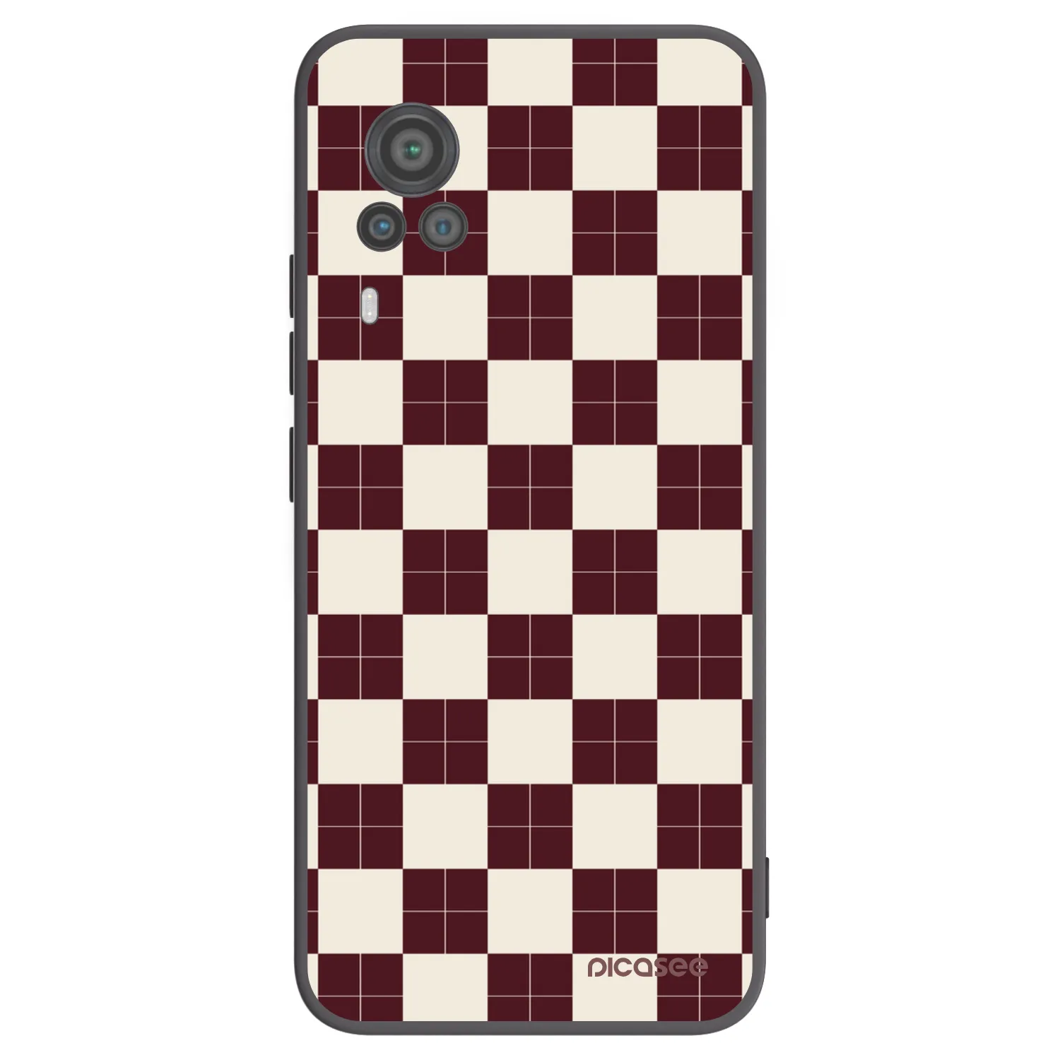 Picasee silikónový čierny obal pre Vivo X60 Pro 5G - Checked Away
