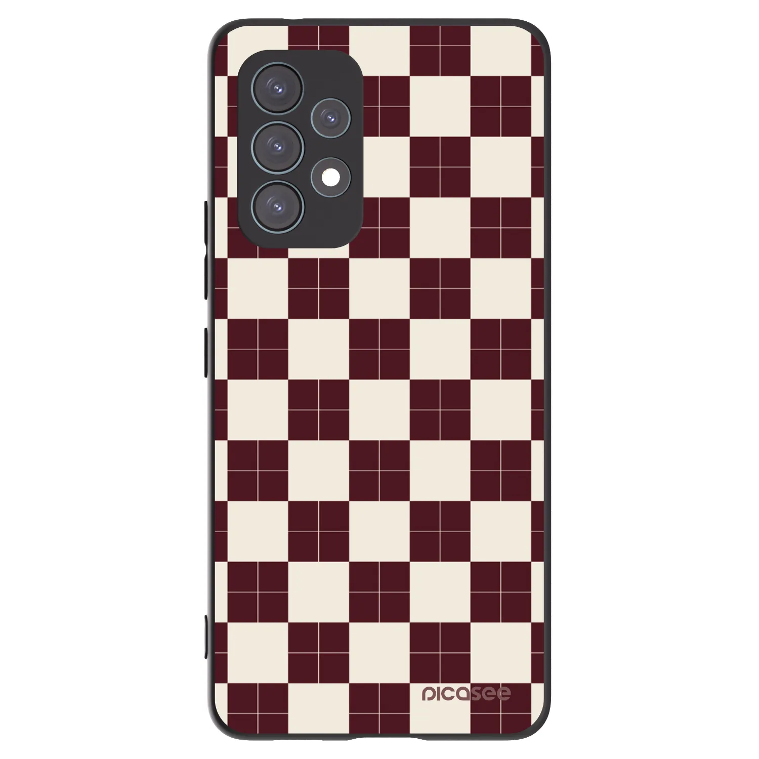 Picasee silikónový čierny obal pre Samsung Galaxy A53 5G A536 - Checked Away