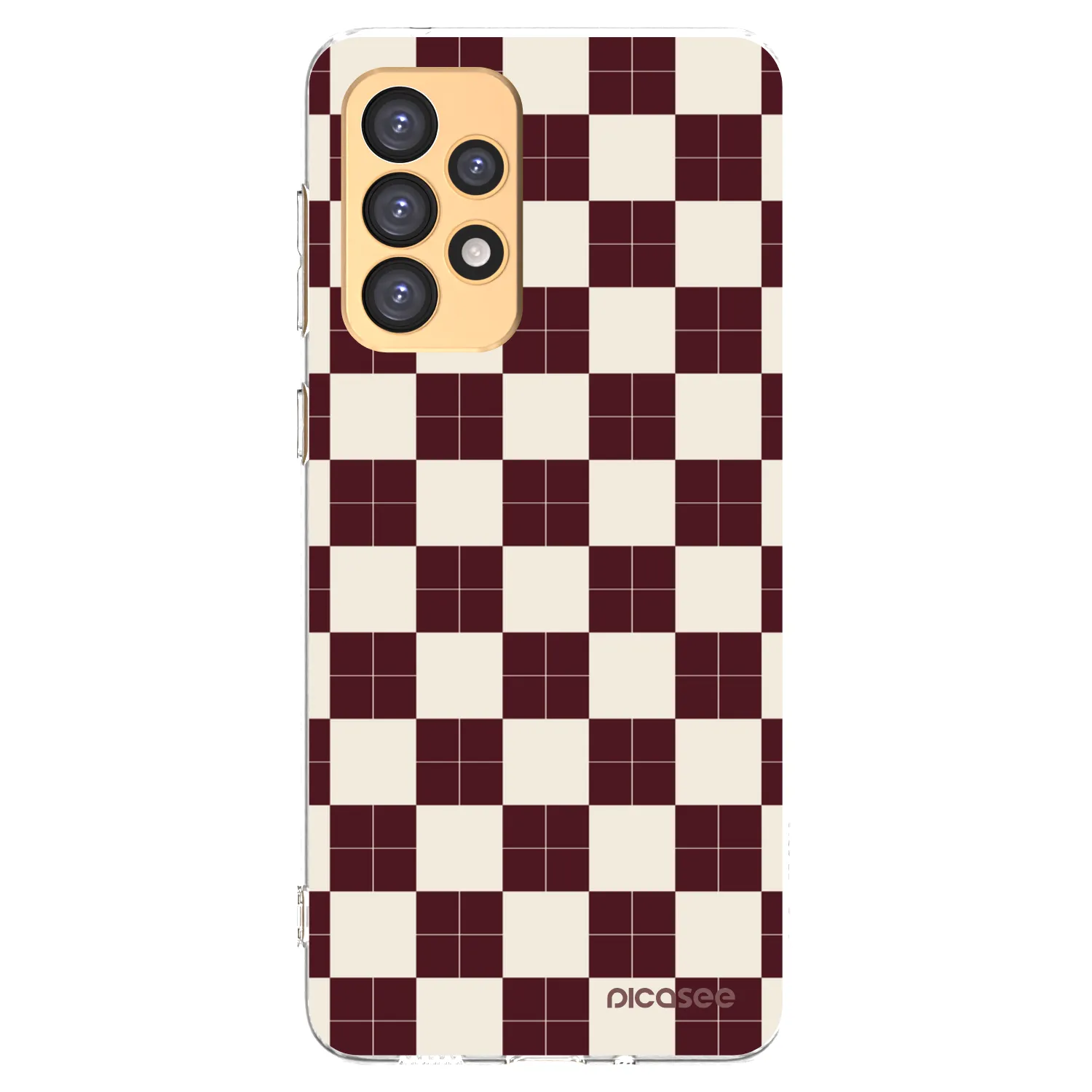 Picasee silikónový prehľadný obal pre Samsung Galaxy A33 5G A336 - Checked Away