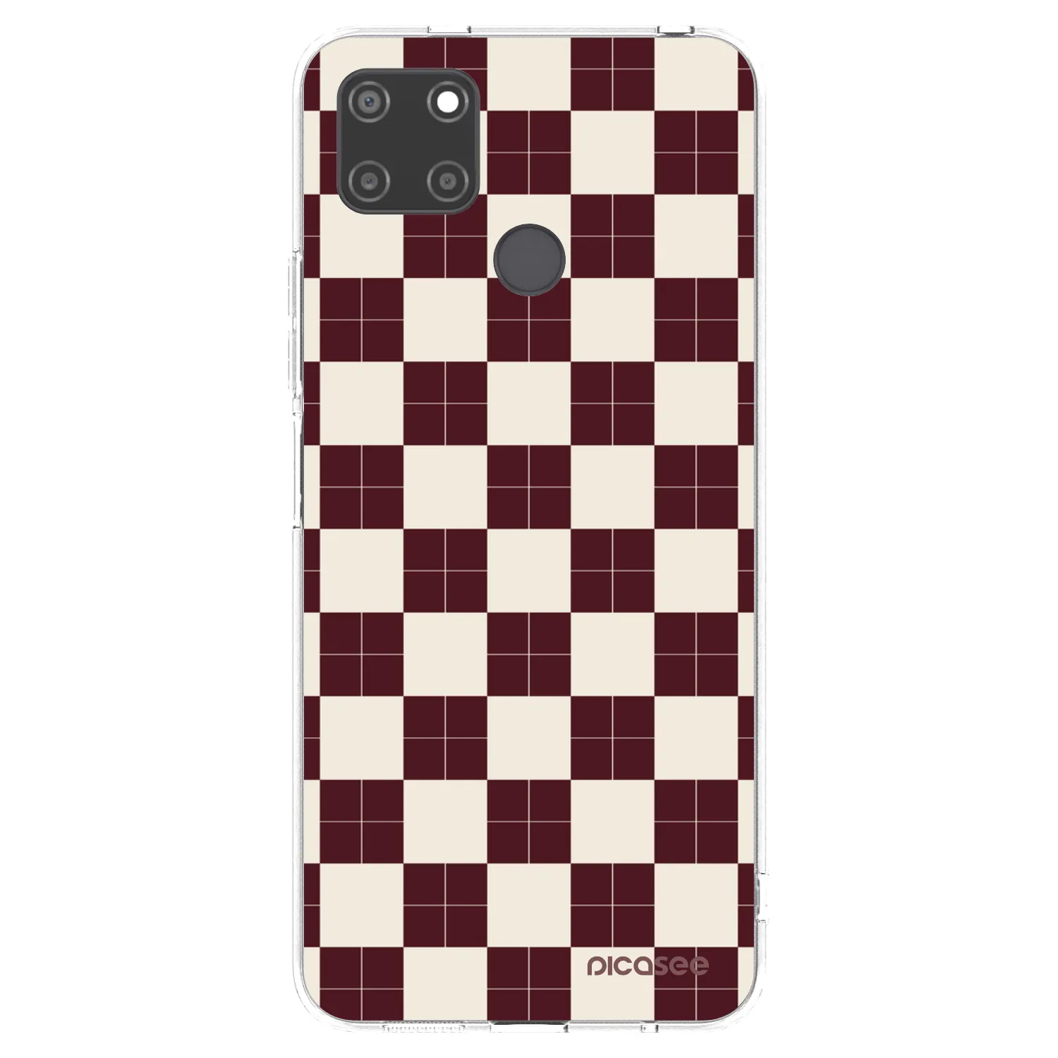 Picasee silikónový prehľadný obal pre Realme C21Y - Checked Away