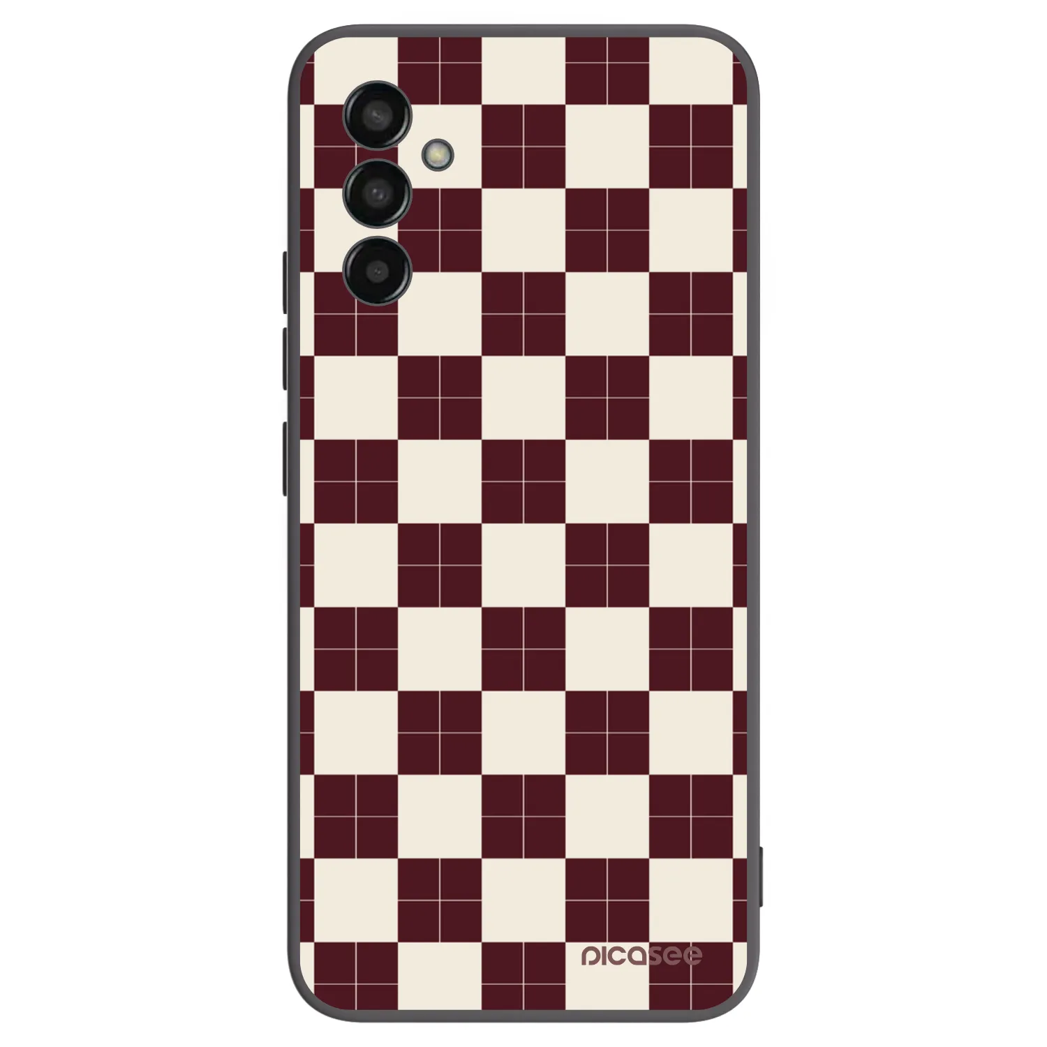Picasee silikónový čierny obal pre Samsung Galaxy M13 M135F - Checked Away