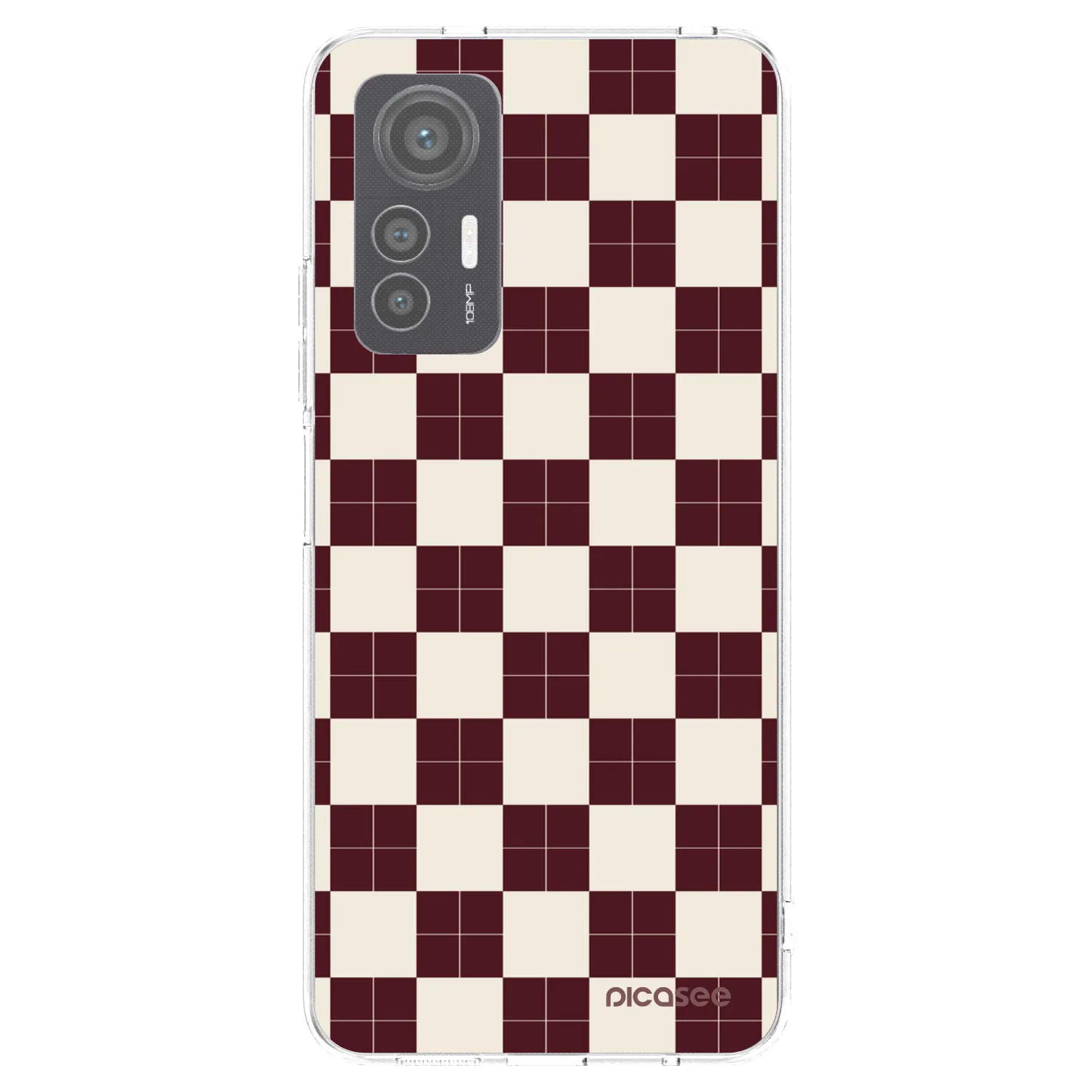 Picasee silikónový prehľadný obal pre Xiaomi 12 Lite - Checked Away