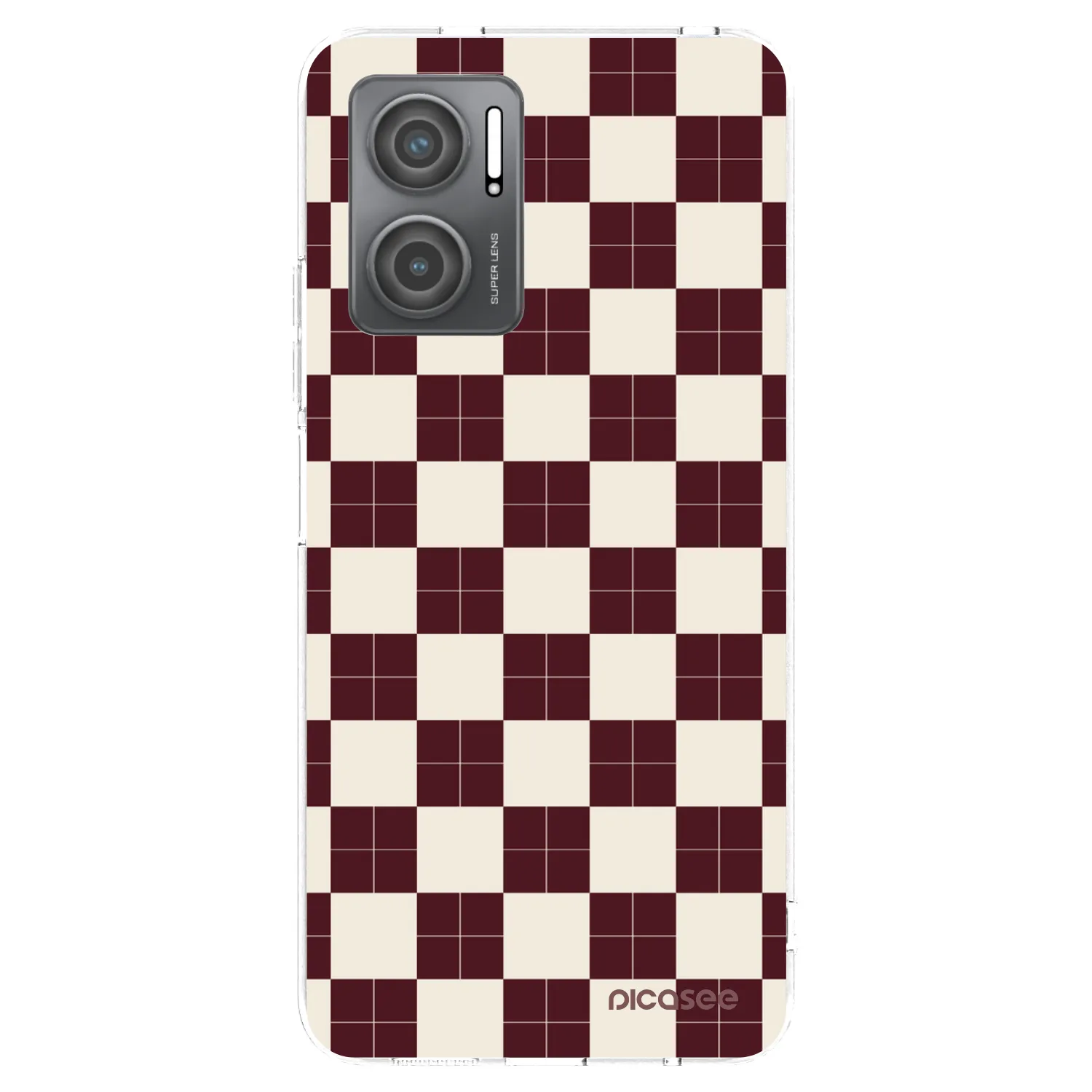 Picasee silikónový prehľadný obal pre Xiaomi Redmi 10 5G - Checked Away