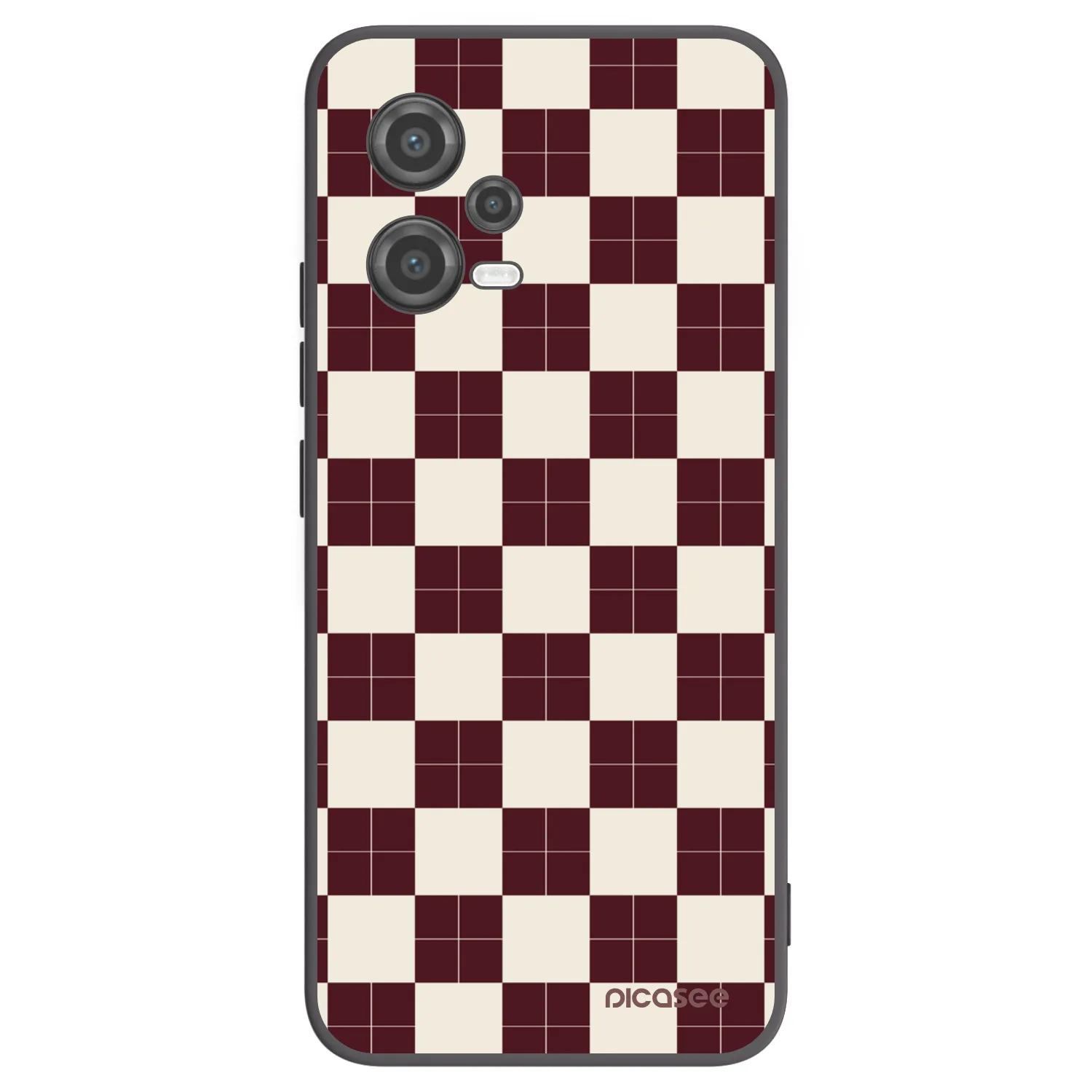 Picasee silikónový čierny obal pre Xiaomi Poco X5 - Checked Away