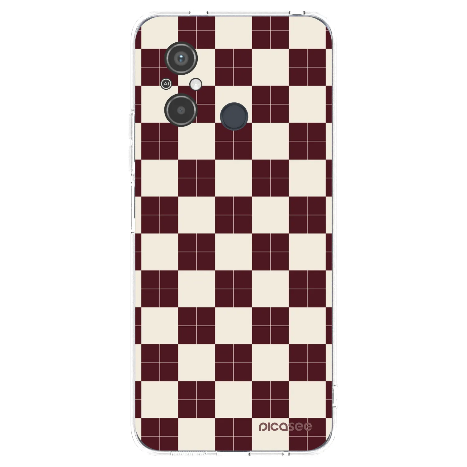 Picasee silikónový prehľadný obal pre Xiaomi Redmi 12C - Checked Away