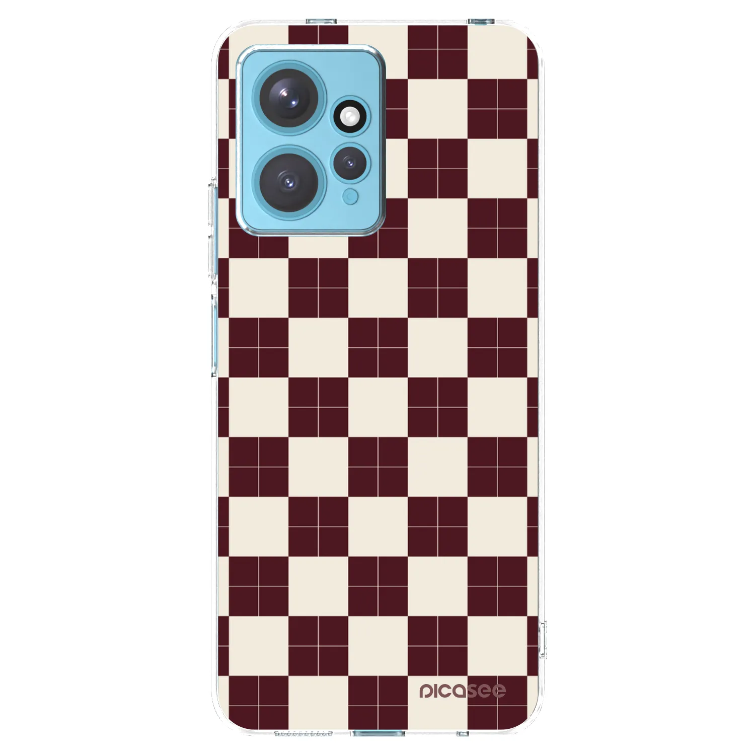 Picasee silikónový prehľadný obal pre Xiaomi Redmi Note 12 4G - Checked Away