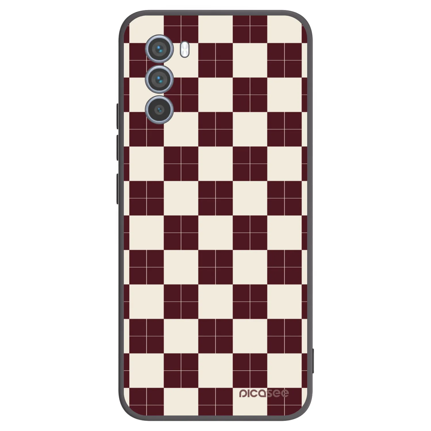 Picasee silikónový čierny obal pre Motorola Moto G62 - Checked Away