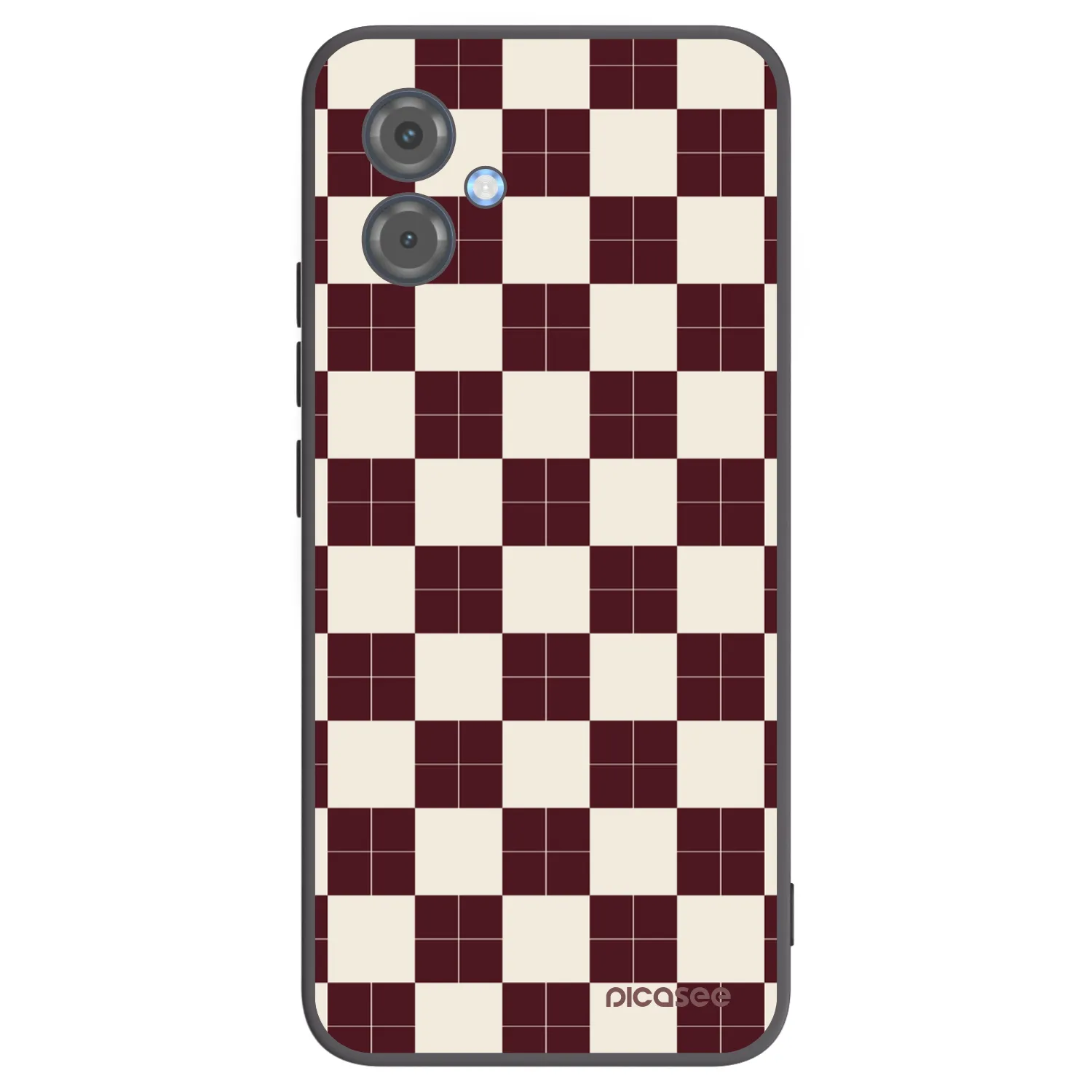 Picasee silikónový čierny obal pre Motorola Moto G14 - Checked Away