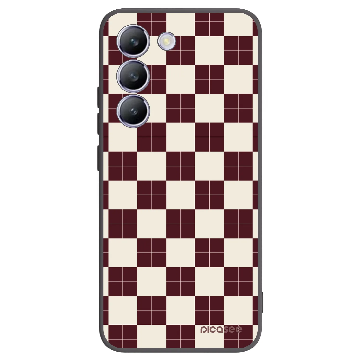 Picasee silikónový čierny obal pre Vivo V40 SE 5G - Checked Away