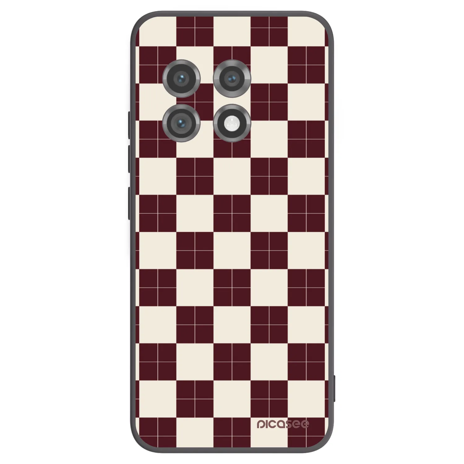 Picasee silikónový čierny obal pre OnePlus 11 5G - Checked Away