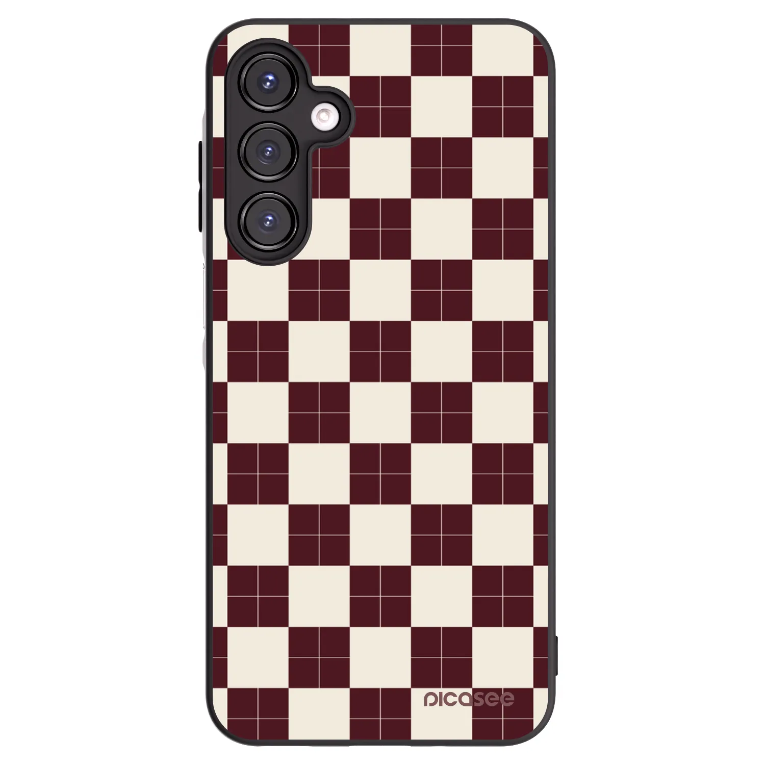 Picasee silikónový čierny obal pre Samsung Galaxy A16 5G - Checked Away