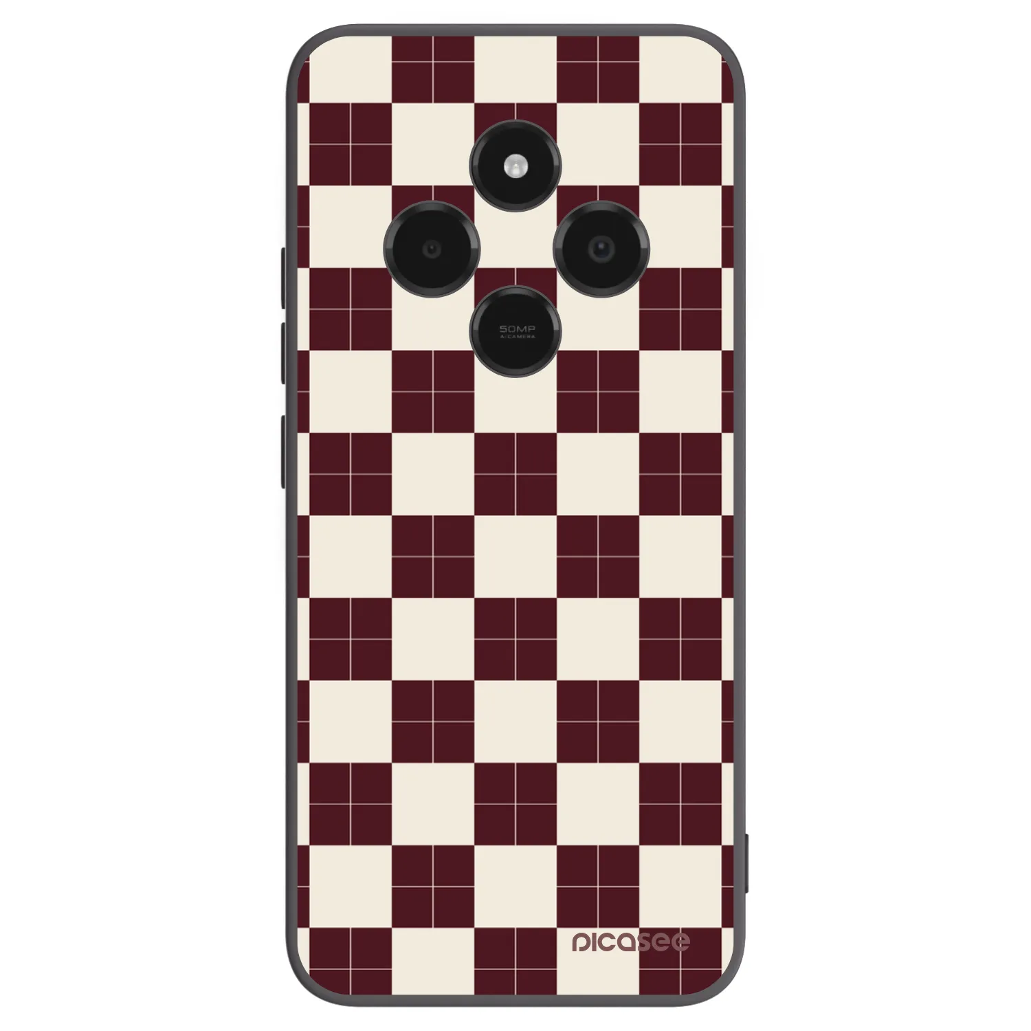 Picasee silikónový čierny obal pre Xiaomi Poco C75 - Checked Away