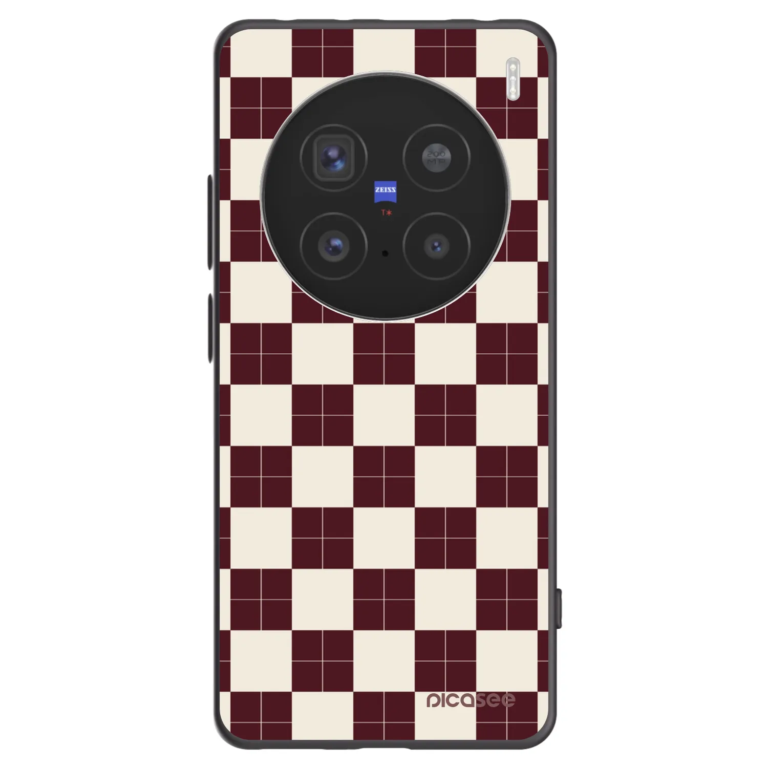 Picasee silikónový čierny obal pre Vivo X200 Pro - Checked Away