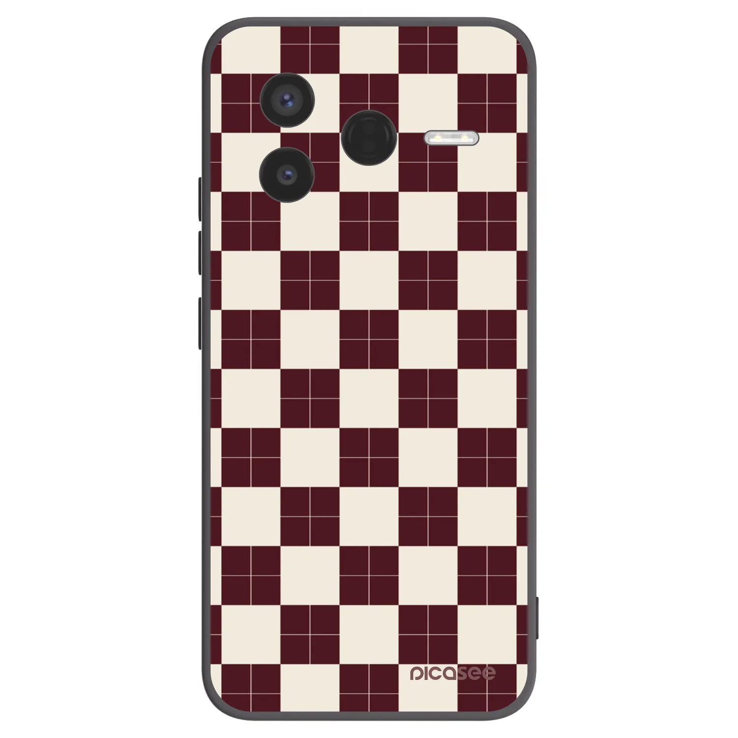 Picasee silikónový čierny obal pre Xiaomi Poco F7 Pro 5G - Checked Away