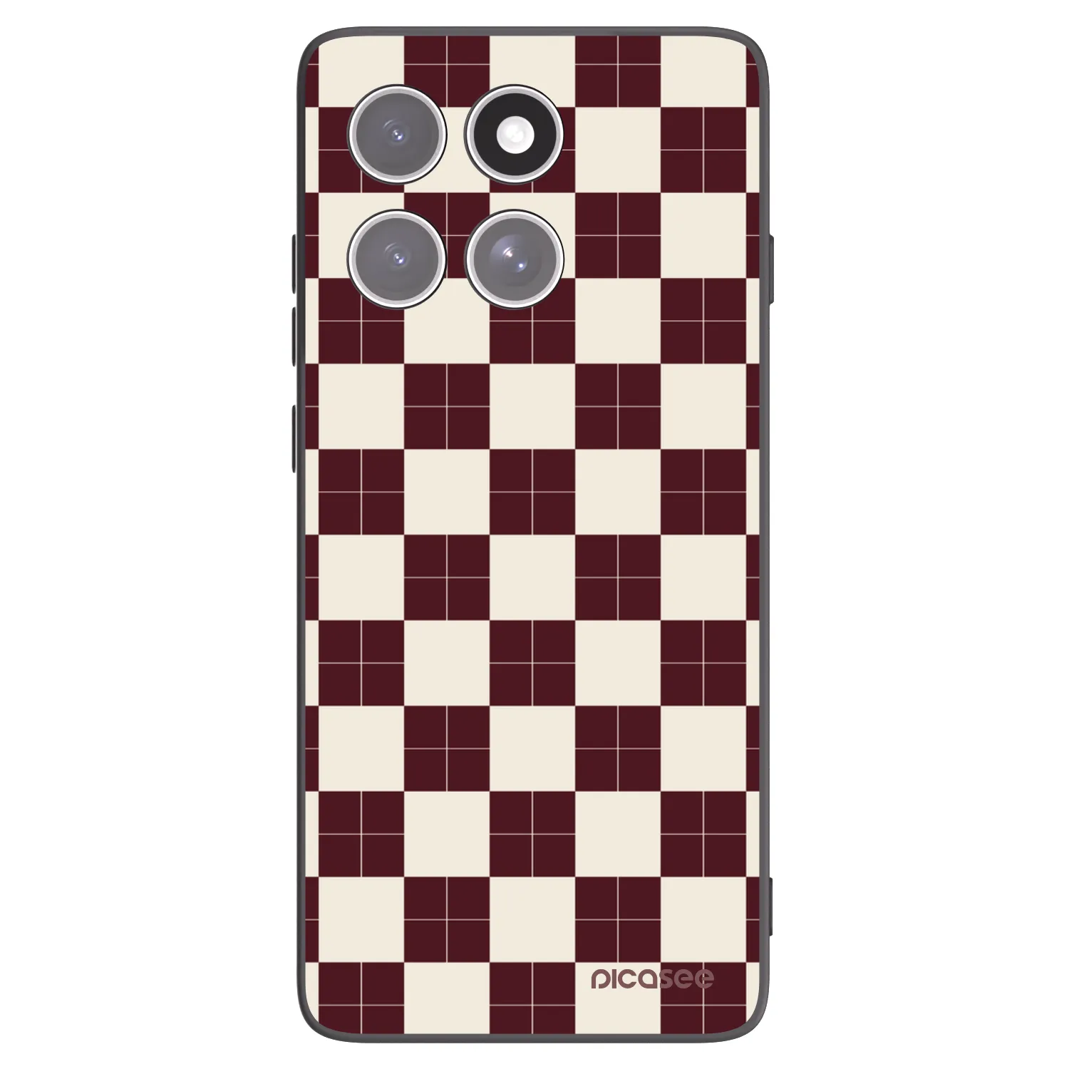 Picasee silikónový čierny obal pre Motorola Edge 60 Pro - Checked Away