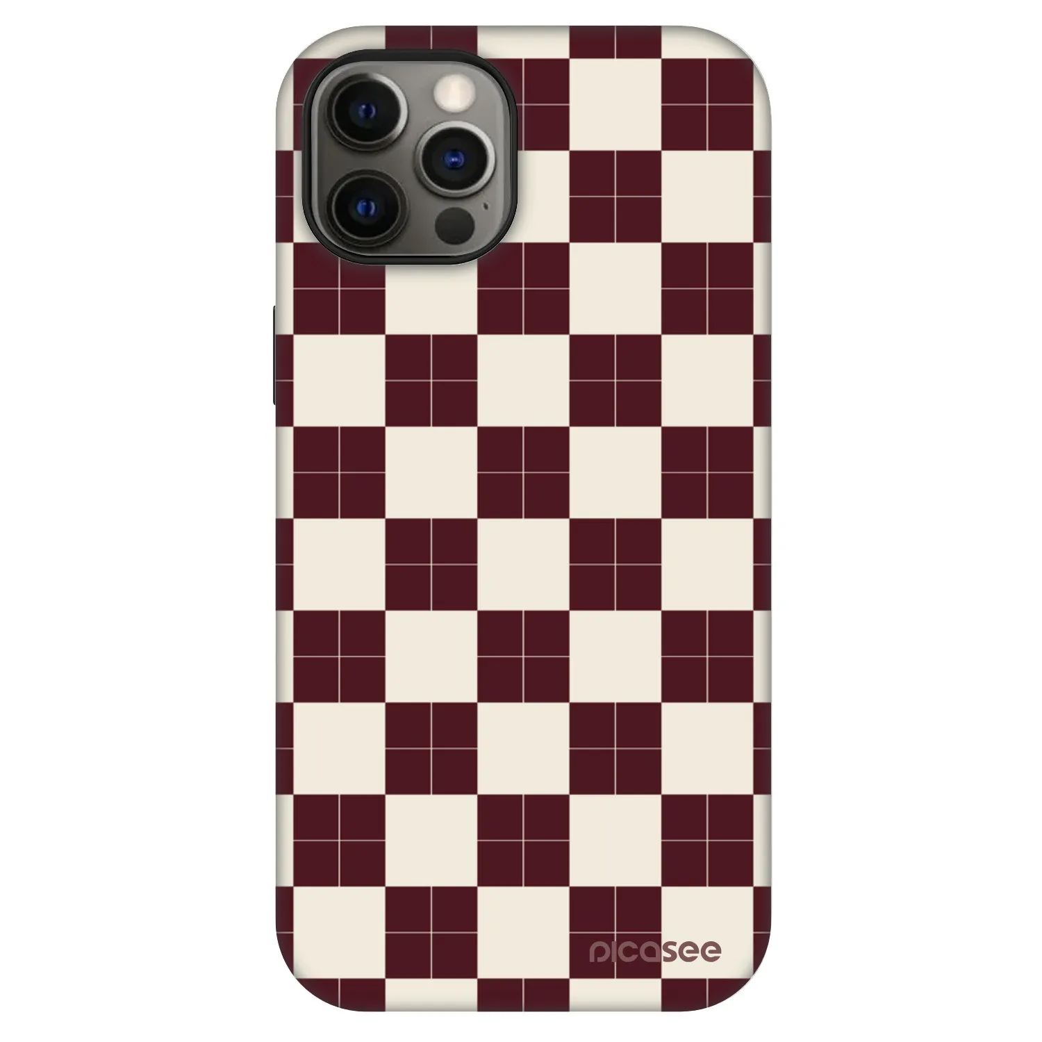 Picasee Fashion Case MagSafe pre Apple iPhone 12 - Checked Away