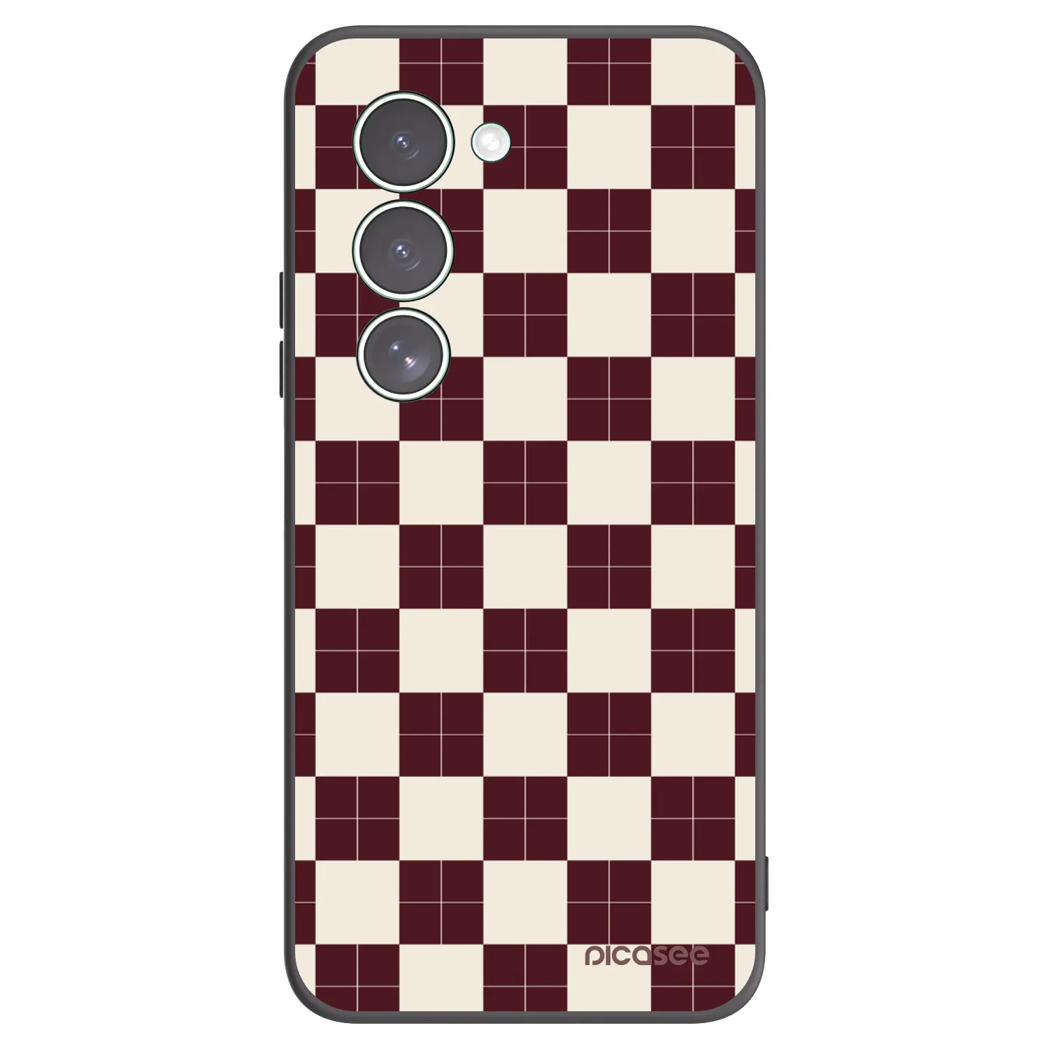 Picasee silikónový čierny obal pre Xiaomi Redmi 15 5G - Checked Away